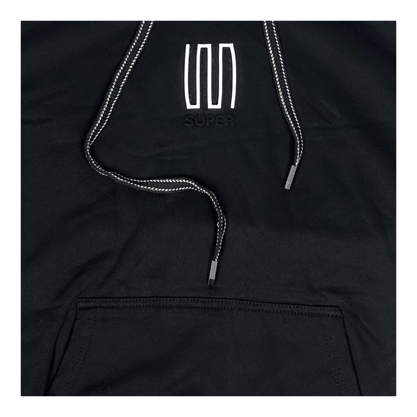 Angel Shopping Φούτερ με Κουκούλα Μαύρες