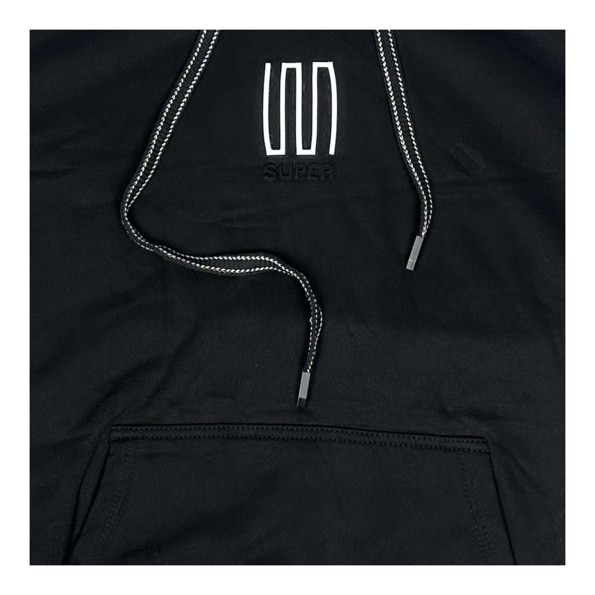 Angel Shopping Φούτερ με Κουκούλα Μαύρες