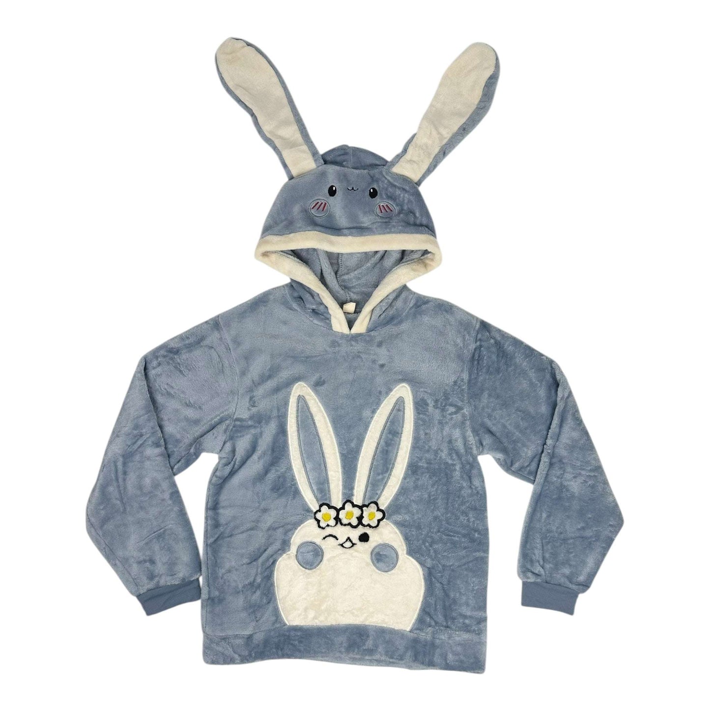 Angel Shopping Χειμερινό Γυναικείο Σετ Πιτζάμας Μπλε