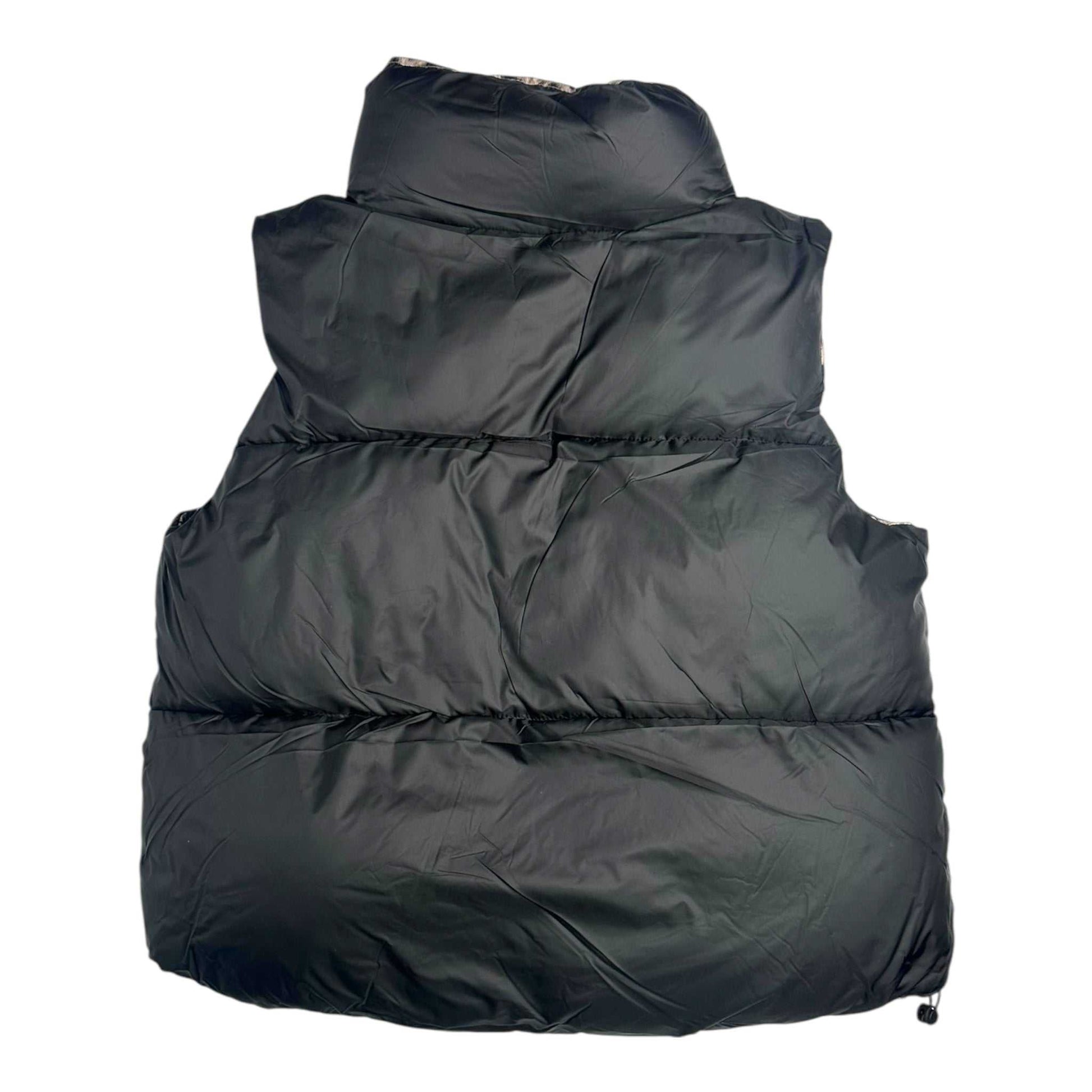 Angel Shopping Γυναικείο Αμάνικο Μπουφάν Διπλής Όψης για Χειμώνα Μαύρο