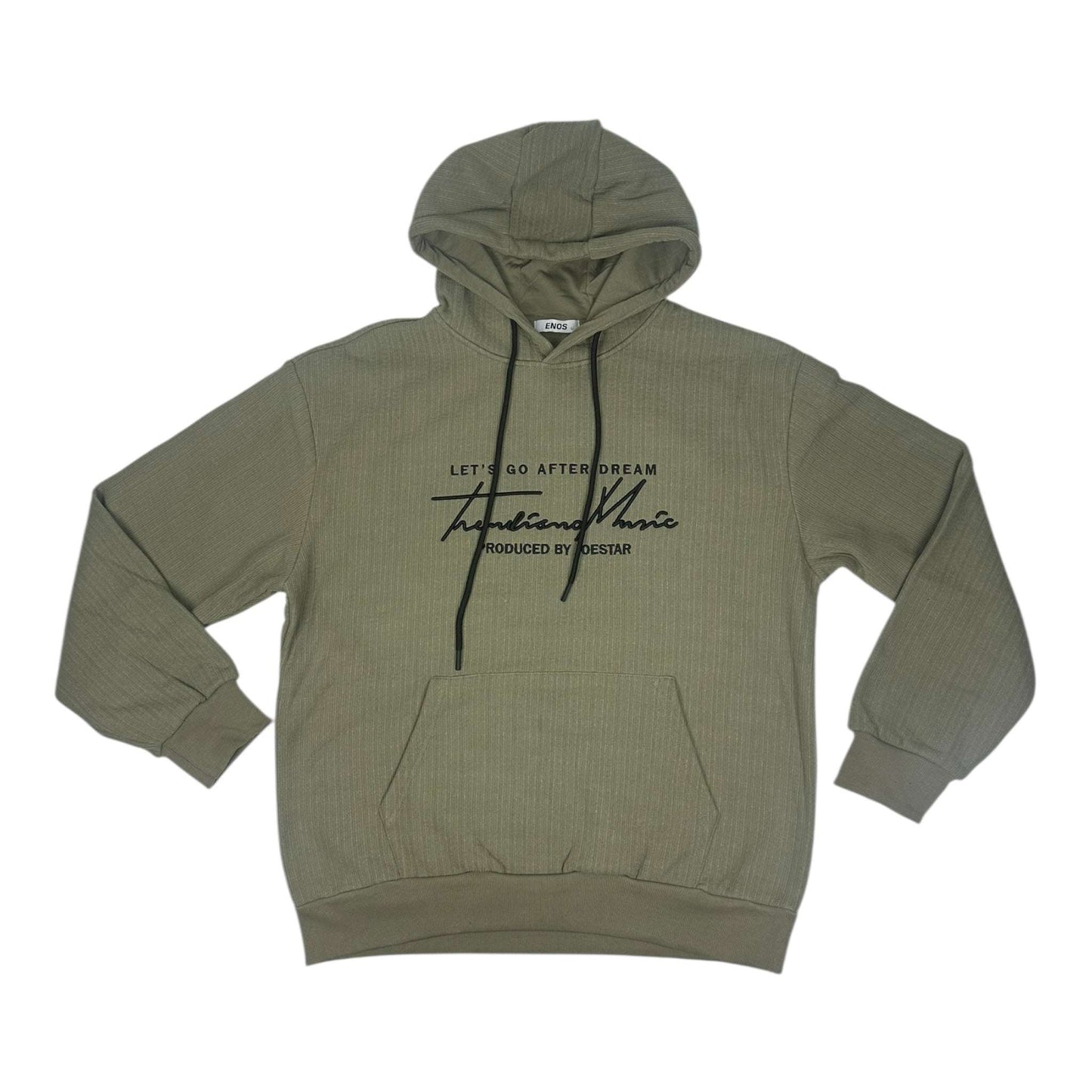 Enos Φούτερ με Κουκούλα Πράσινο