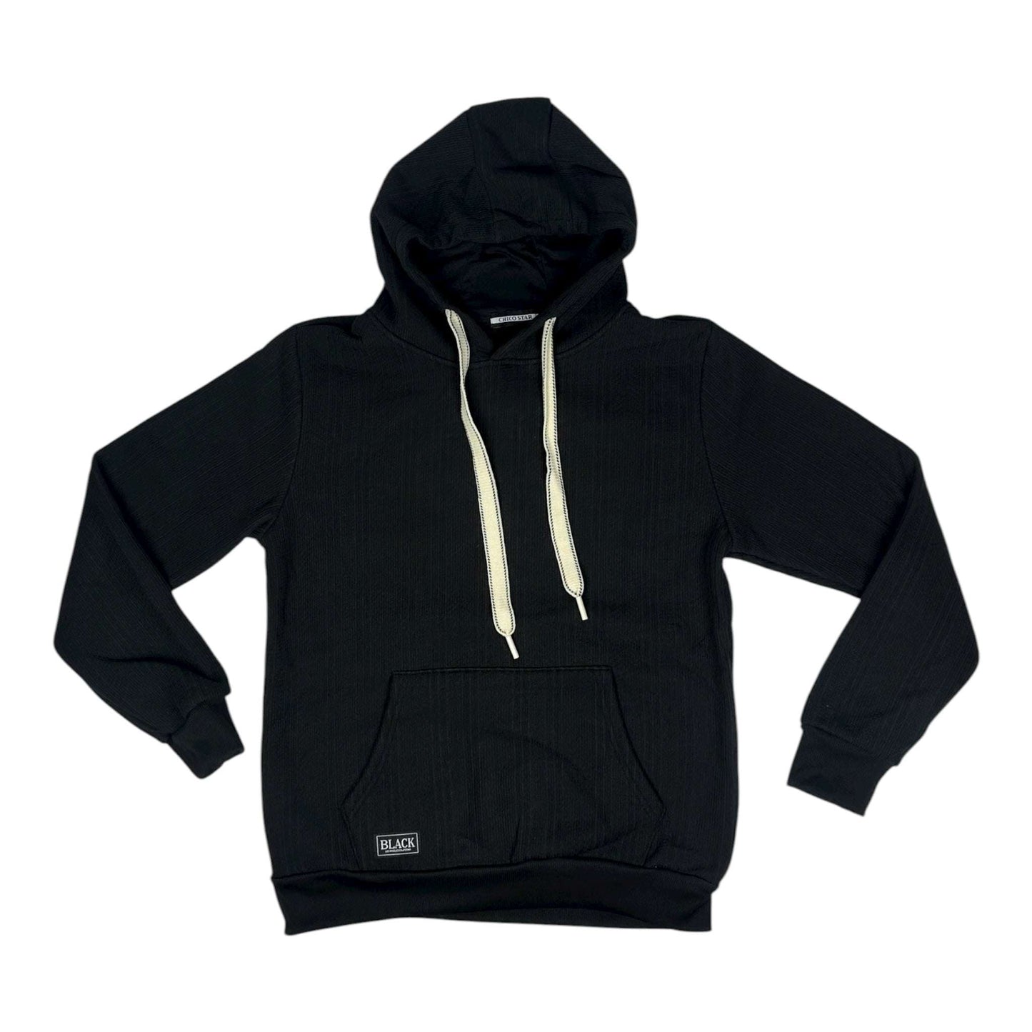 Angel Shopping Φούτερ με Κουκούλα Μαύρο