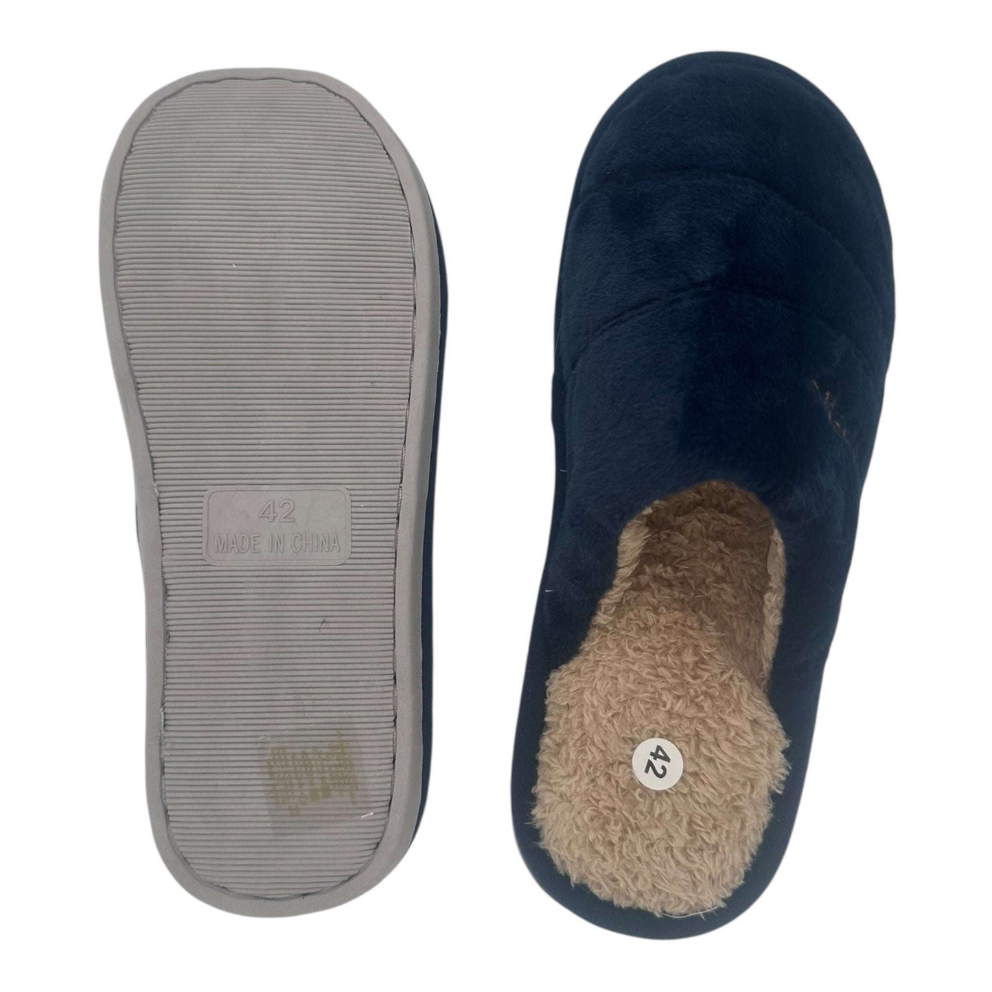 Angel Shopping Ανδρικές Χειμερινές Παντόφλες Μπλε