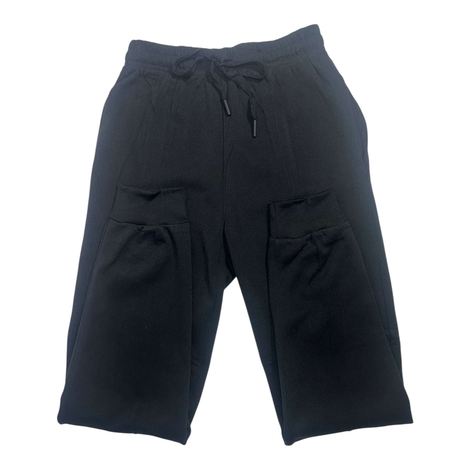 Angel Shopping Παντελόνι Φόρμας με Λάστιχο Μαύρα