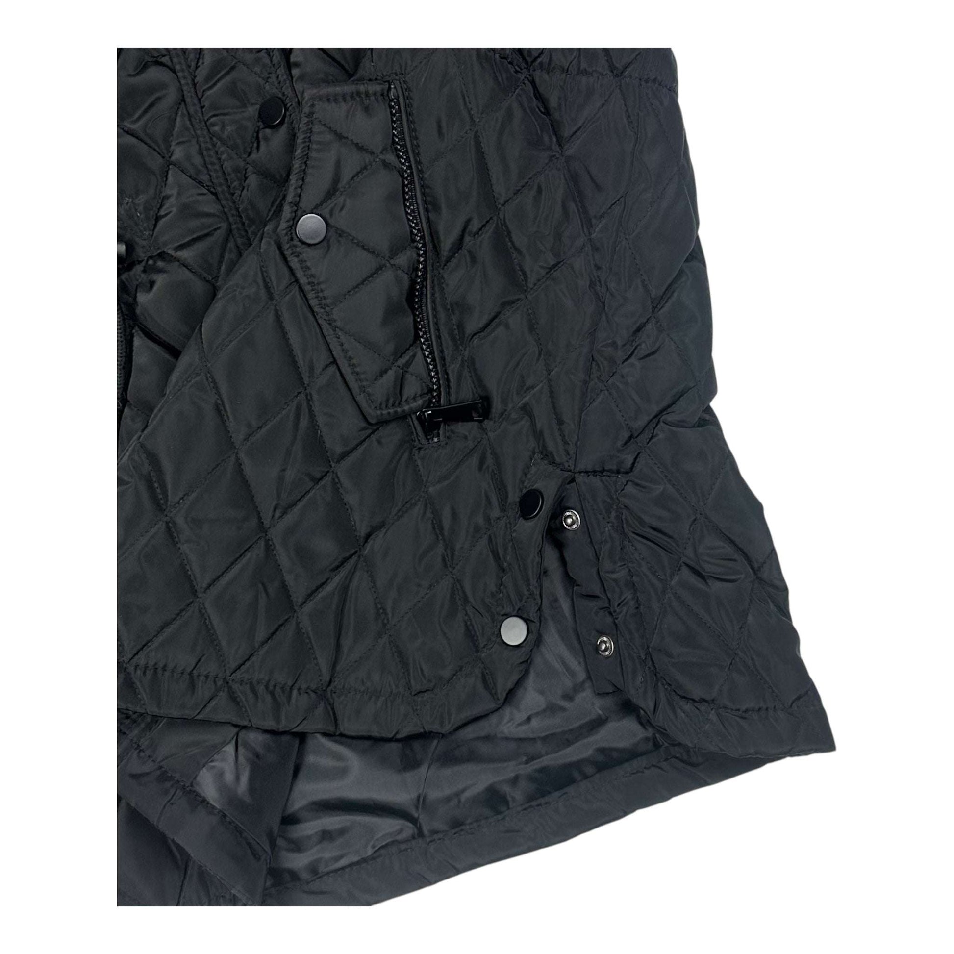 Angel Shopping Γυναικείο Μπουφάν για Χειμώνα Μαύρο