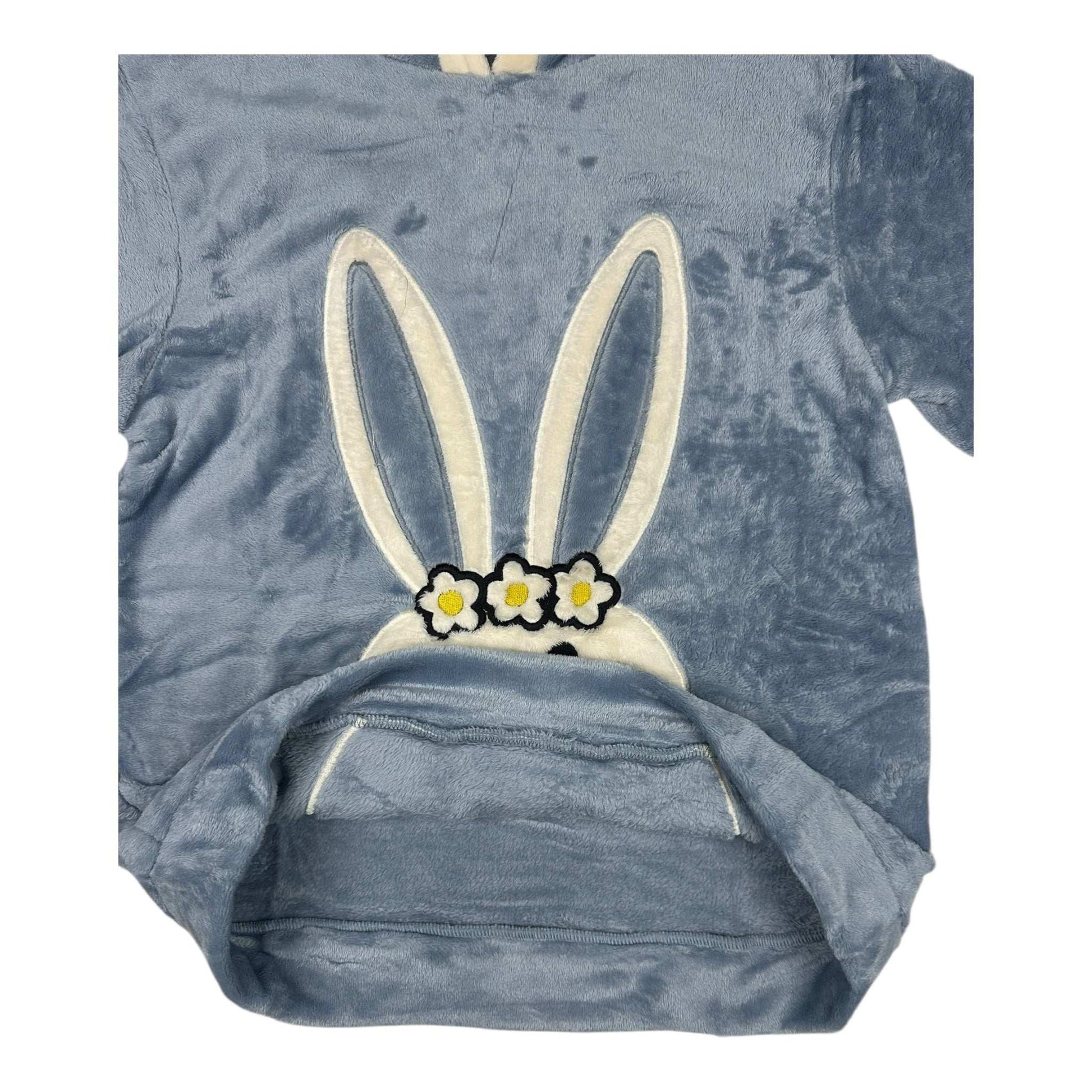 Angel Shopping Χειμερινό Γυναικείο Σετ Πιτζάμας Μπλε