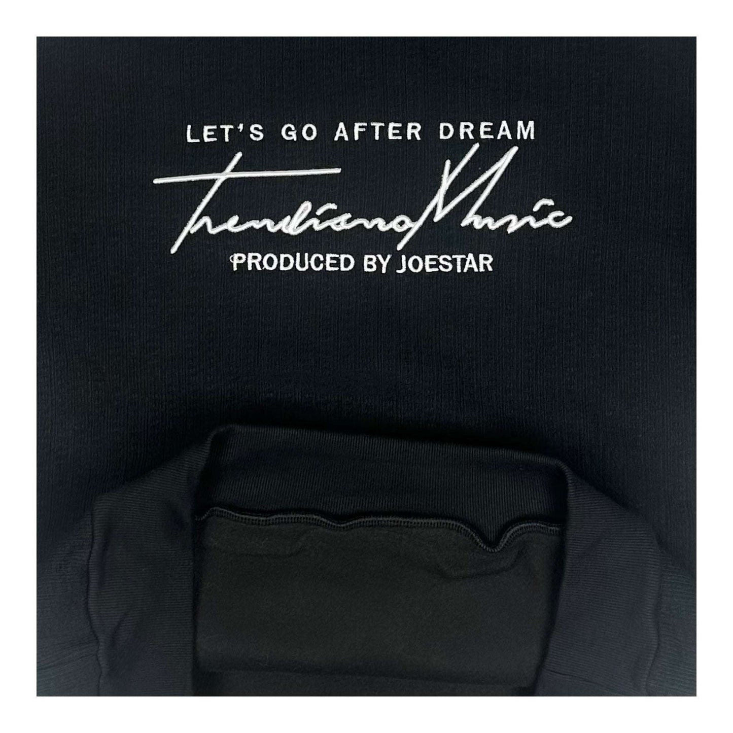 Enos Φούτερ με Κουκούλα Μαύρο