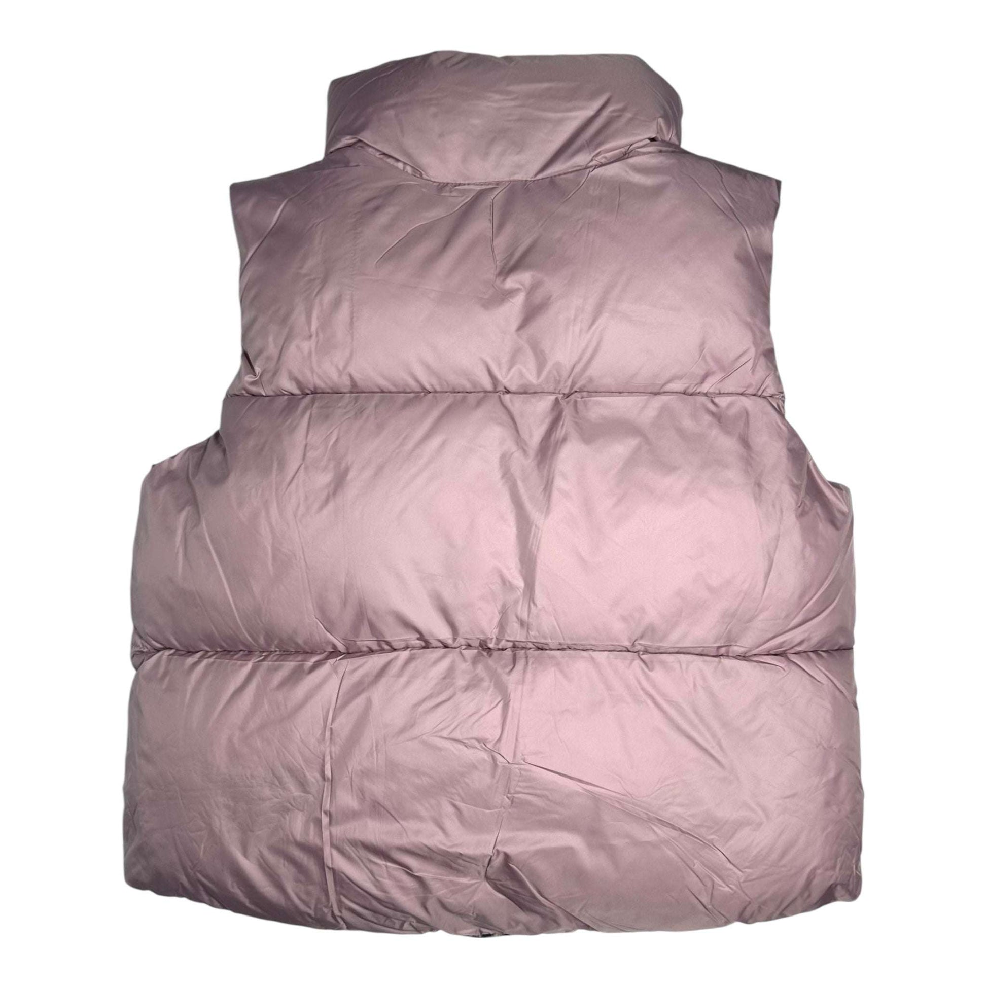 Angel Shopping Γυναικείο Αμάνικο Μπουφάν Διπλής Όψης για Χειμώνα Ροζ