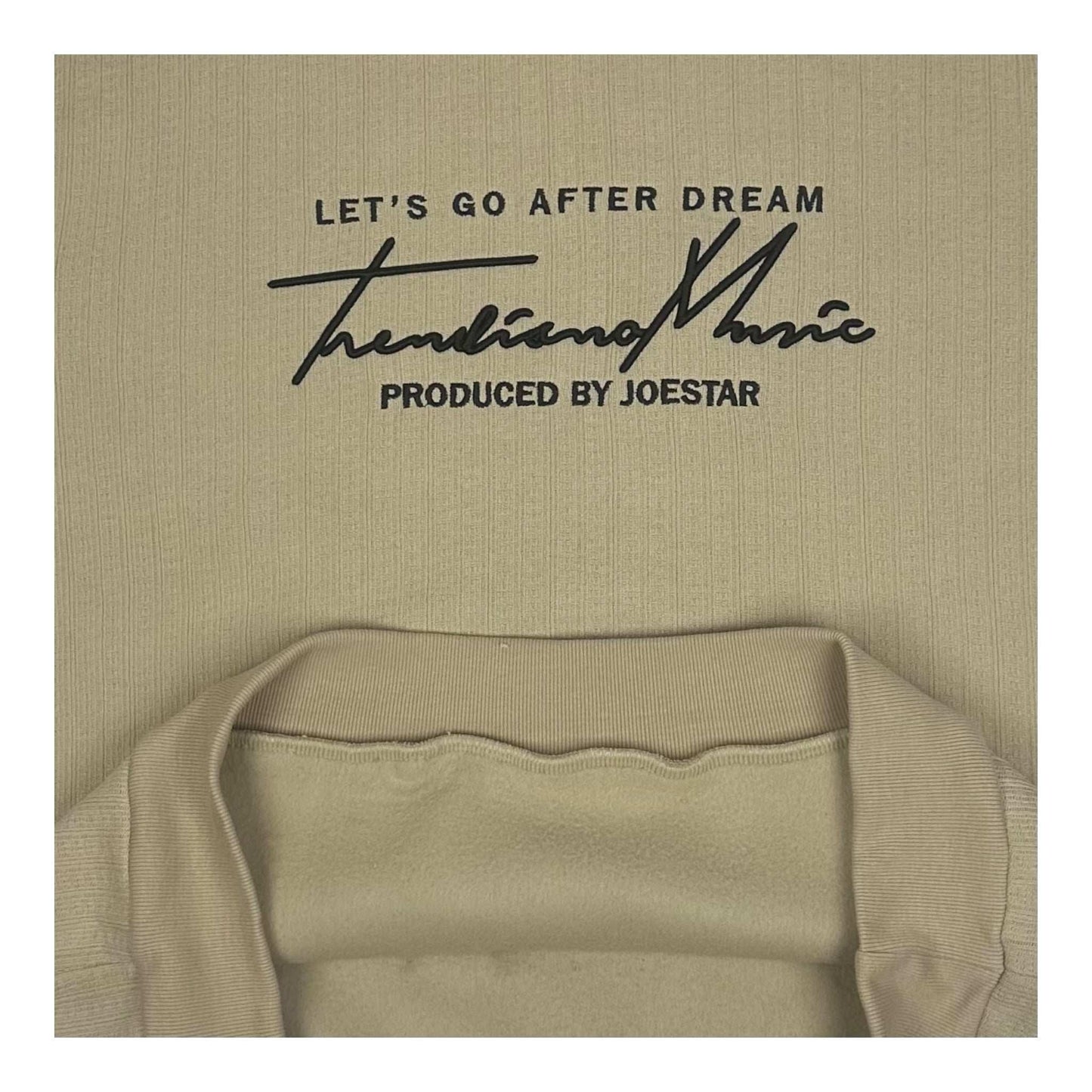 Enos Φούτερ με Κουκούλα Μπεζ