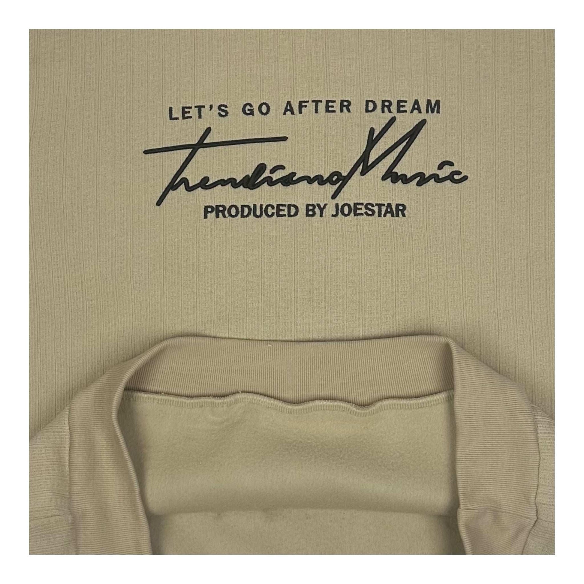 Enos Φούτερ με Κουκούλα Μπεζ