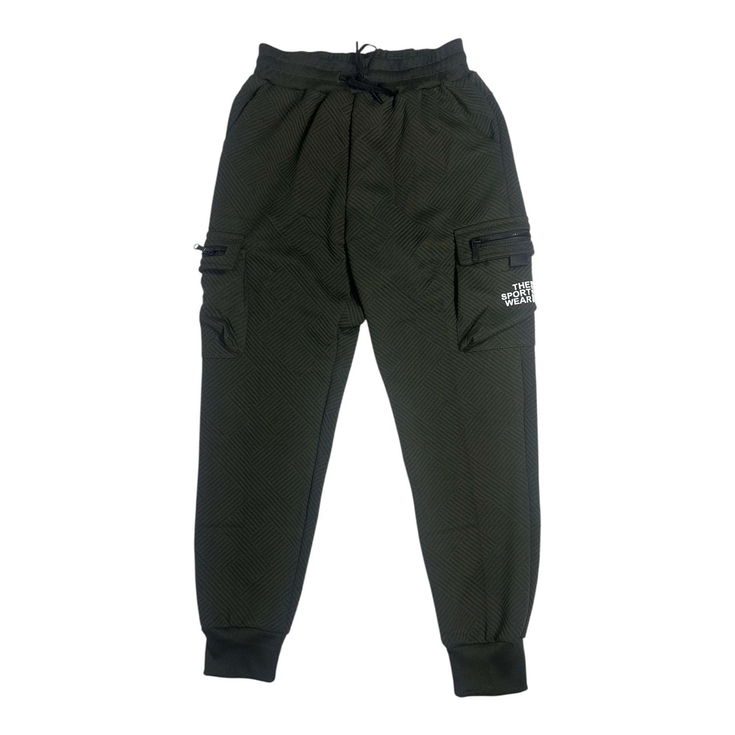 Angel Shopping Cargo Παντελόνι Φόρμας με Λάστιχο Πράσινο