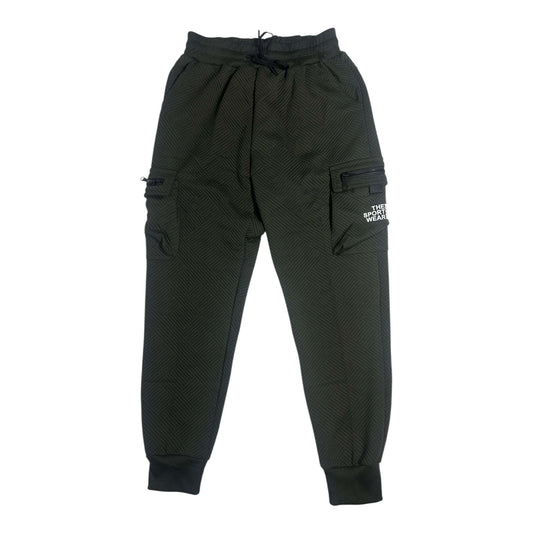 Angel Shopping Cargo Παντελόνι Φόρμας με Λάστιχο Πράσινο