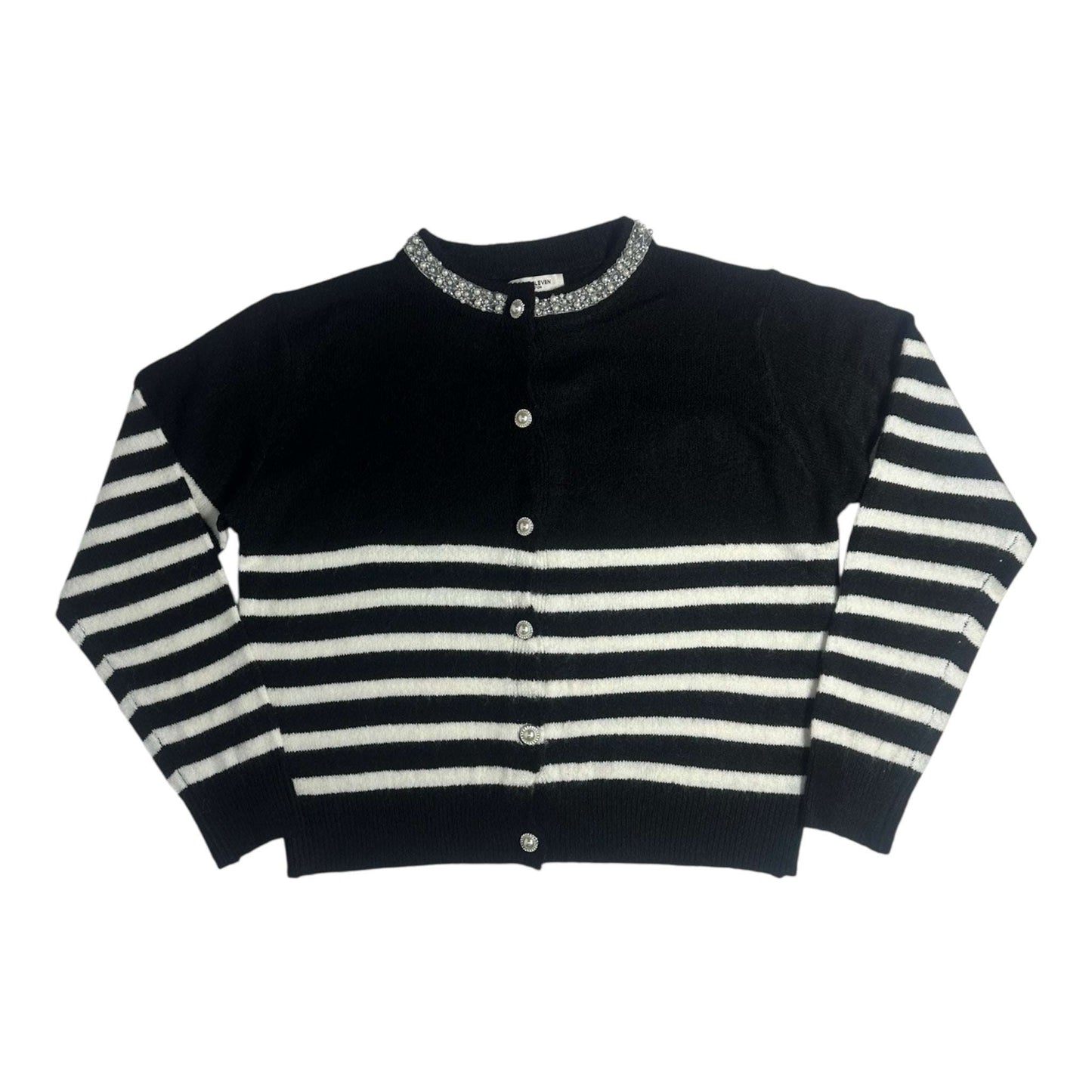 Angel Shopping Γυναικεία Πλεκτή Ζακέτα Μαύρο