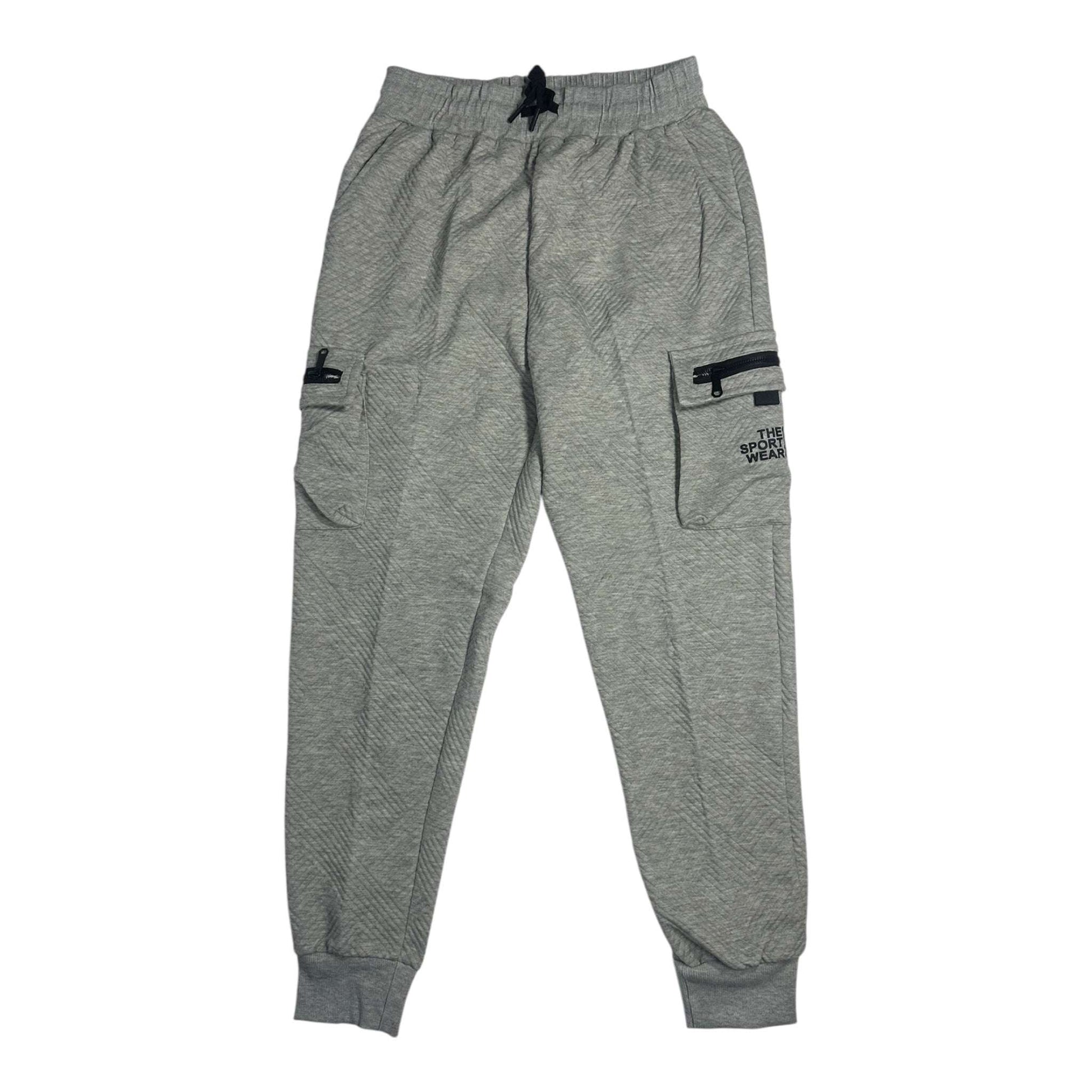 Angel Shopping Cargo Παντελόνι Φόρμας με Λάστιχο Γκρί