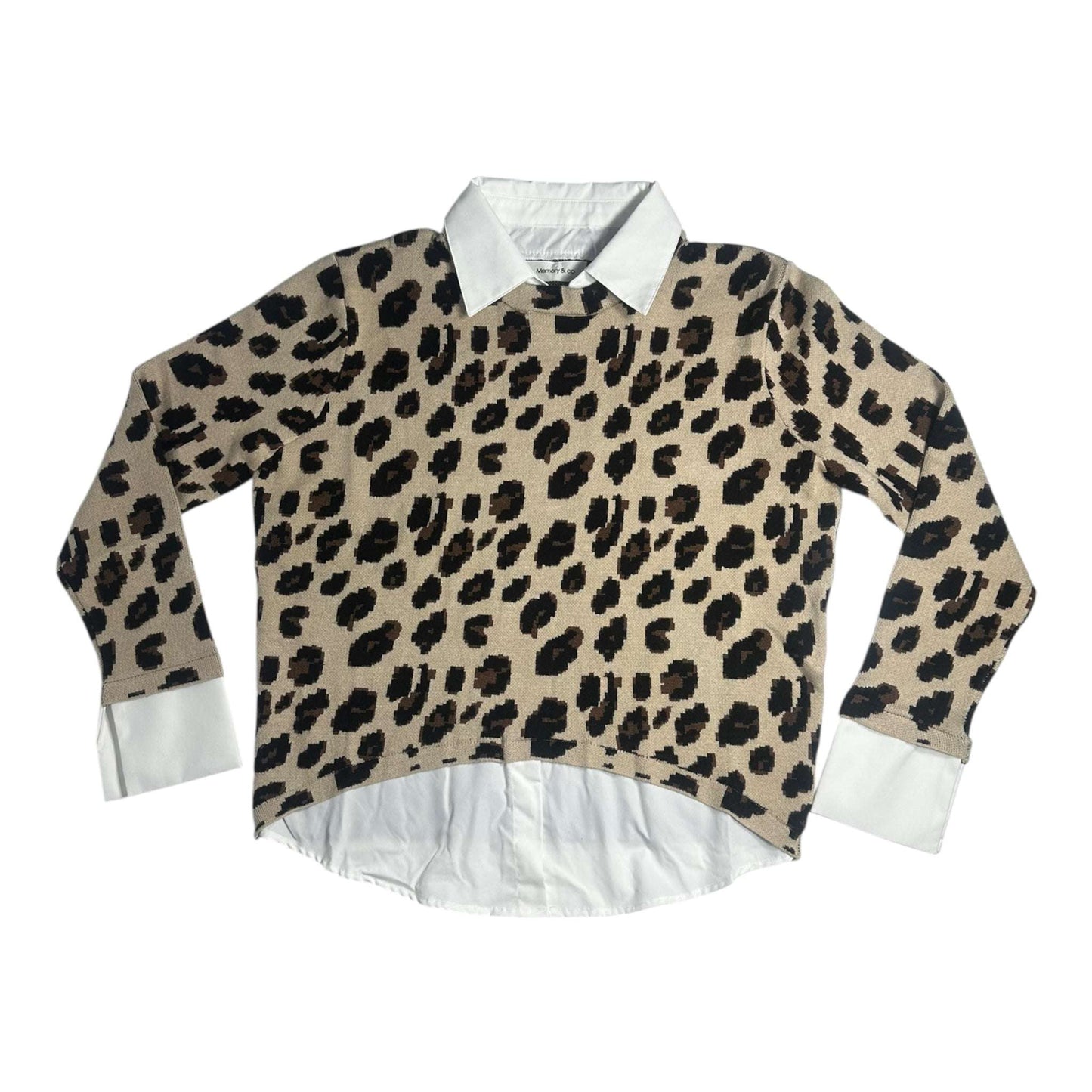 Angel Shopping Γυναικεία Μπλούζα Animal Print Καφέ