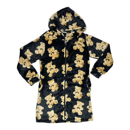 Angel Shopping Χειμερινή Γυναικεία Ρόμπα Μαύρο