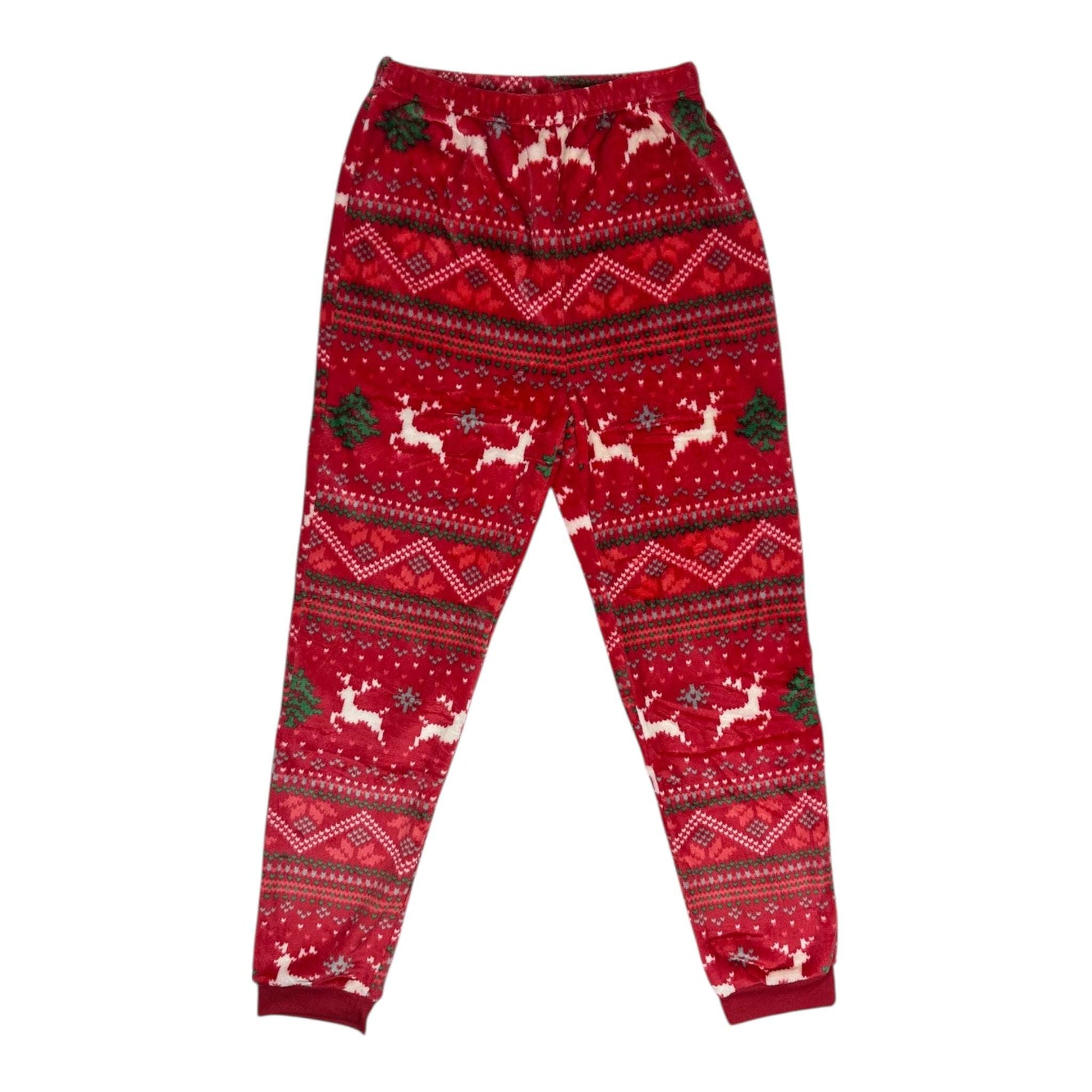 Angel Shopping Χειμερινό Γυναικείο Σετ Πιτζάμας Κόκκινο