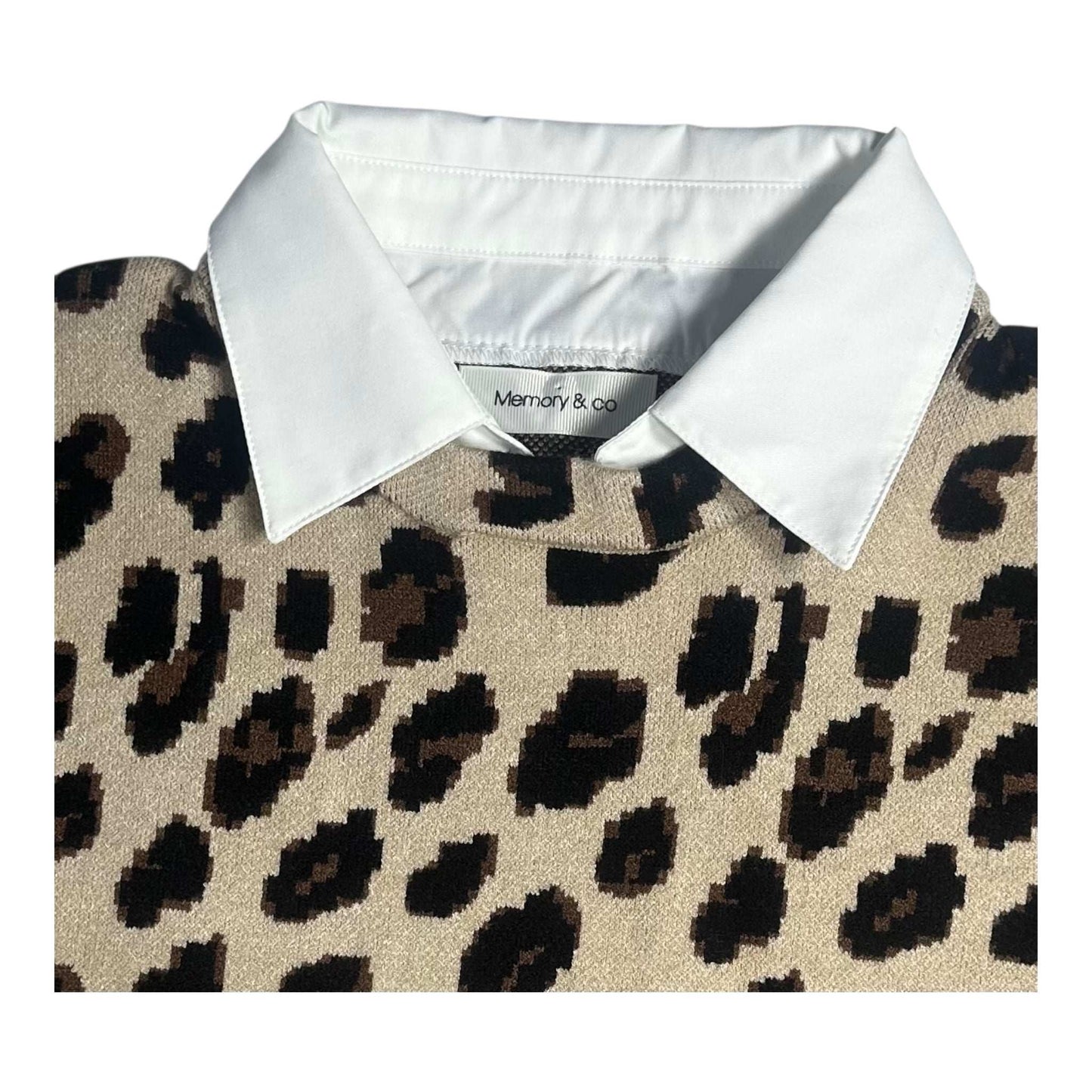 Angel Shopping Γυναικεία Μπλούζα Animal Print Καφέ