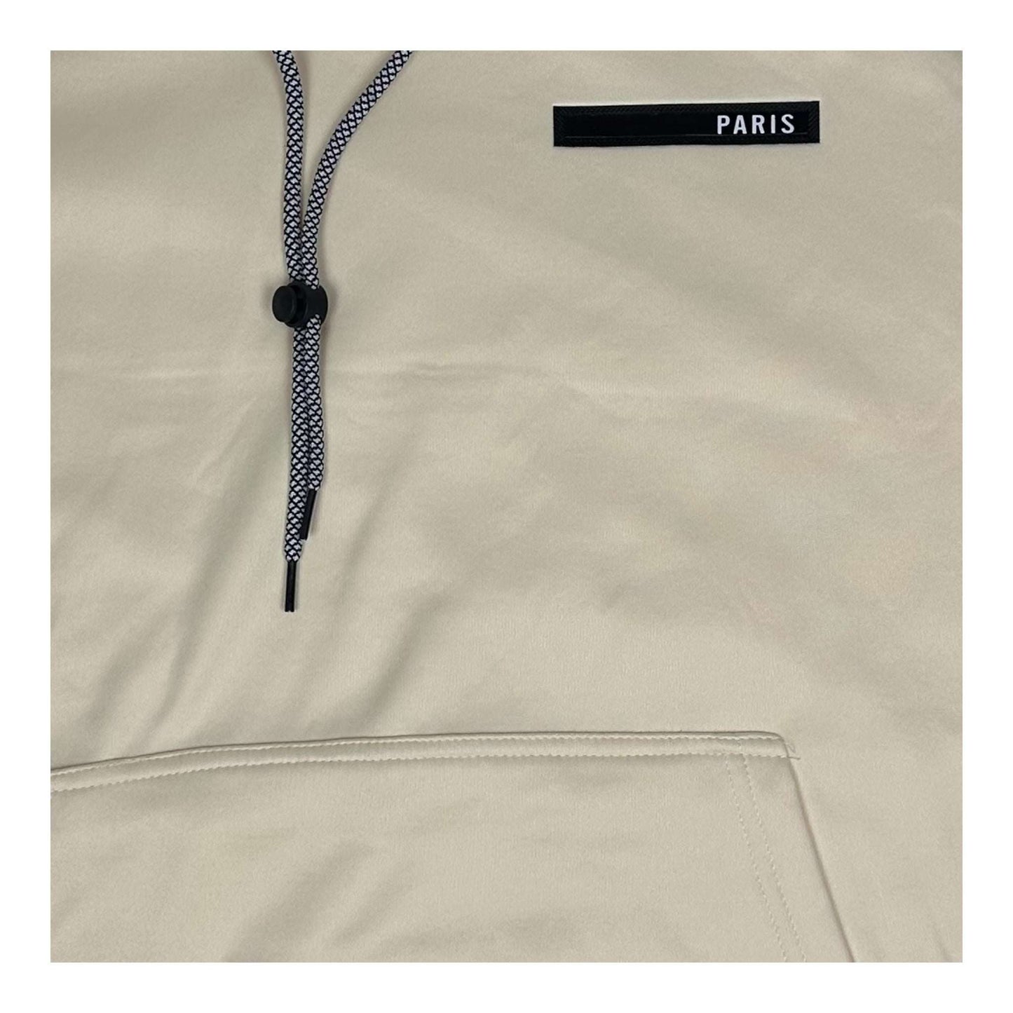 Angel Shopping Φούτερ με Κουκούλα Μπεζ