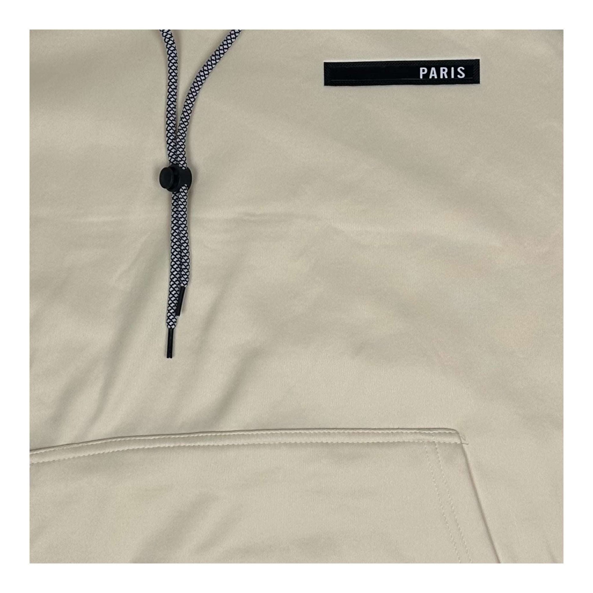 Angel Shopping Φούτερ με Κουκούλα Μπεζ