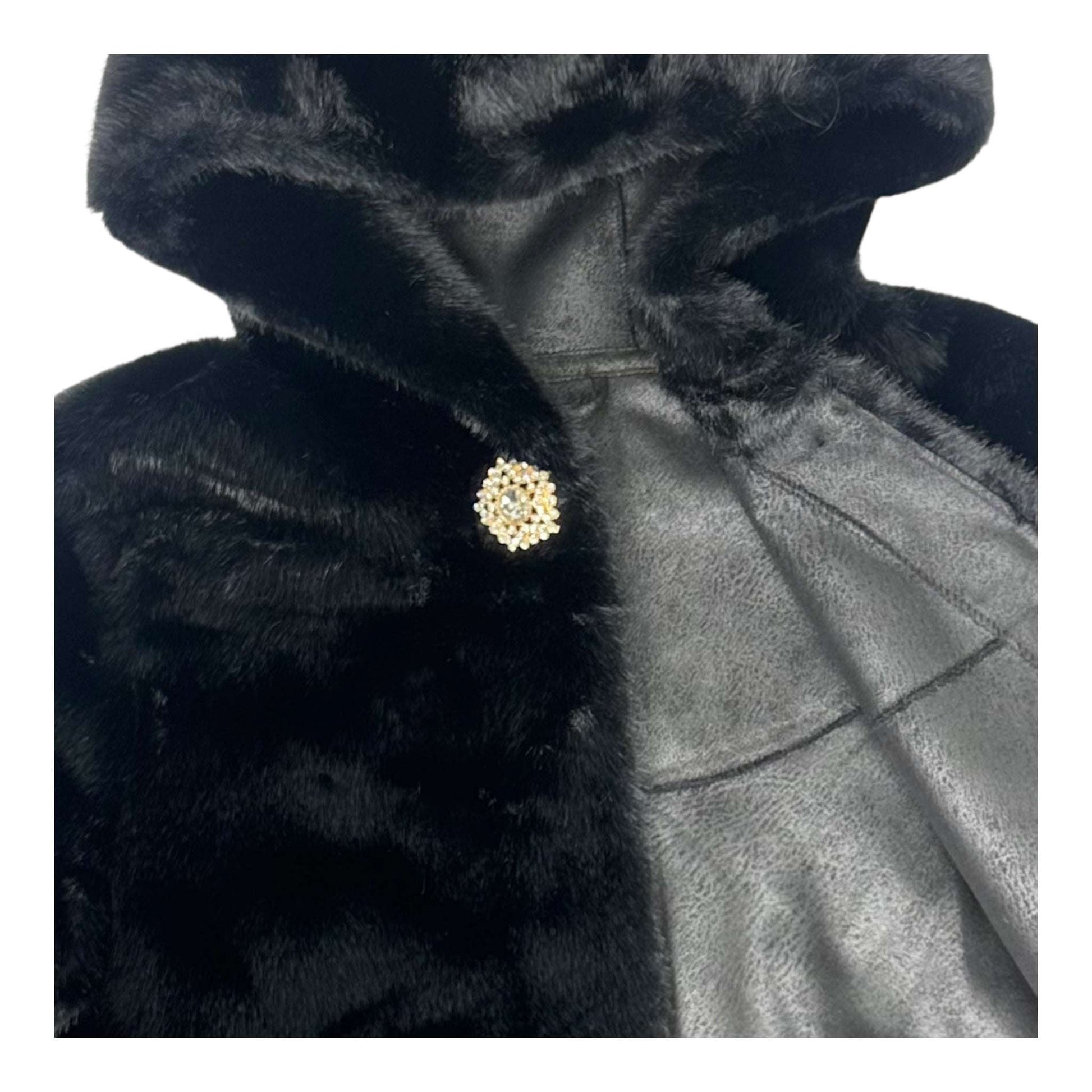 Angel Shopping Γυναικείο Μπουφάν για Χειμώνα Μαύρο