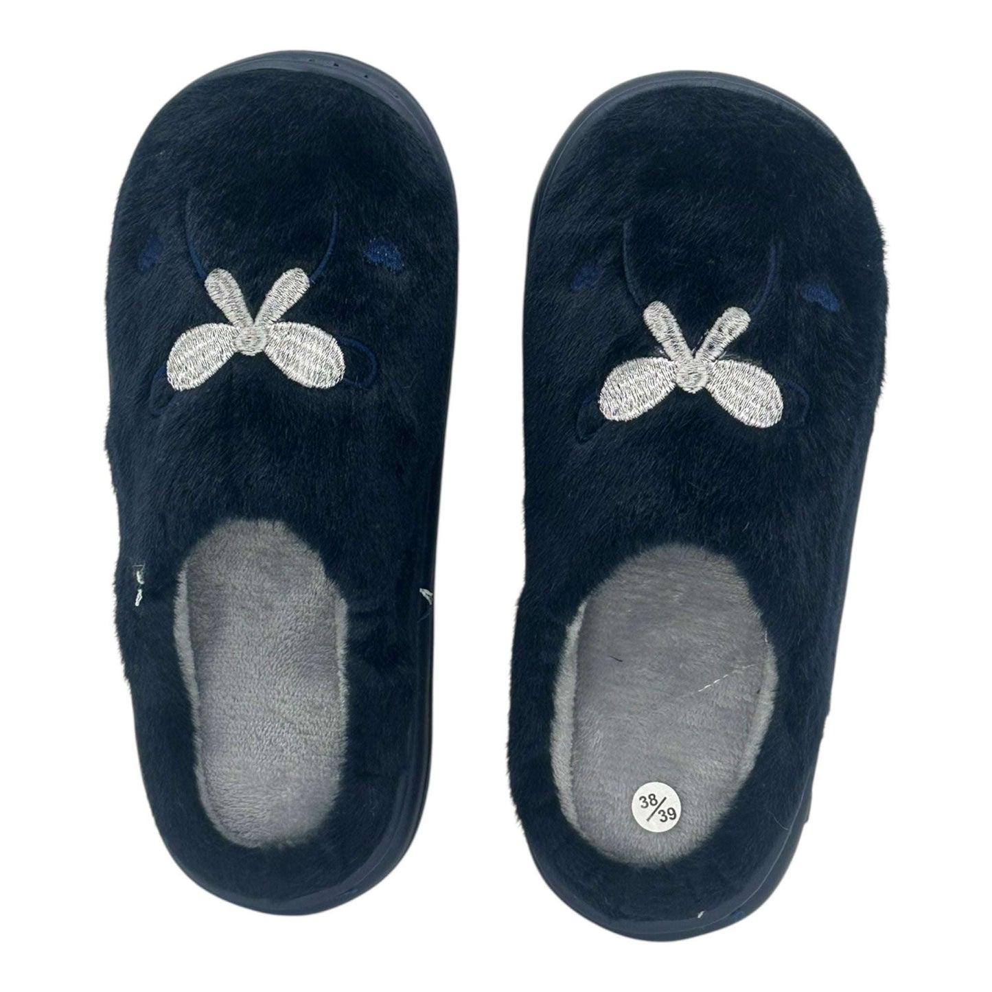 Angel Shopping Γυναικείες Παντόφλες Σπιτιού Μπλε