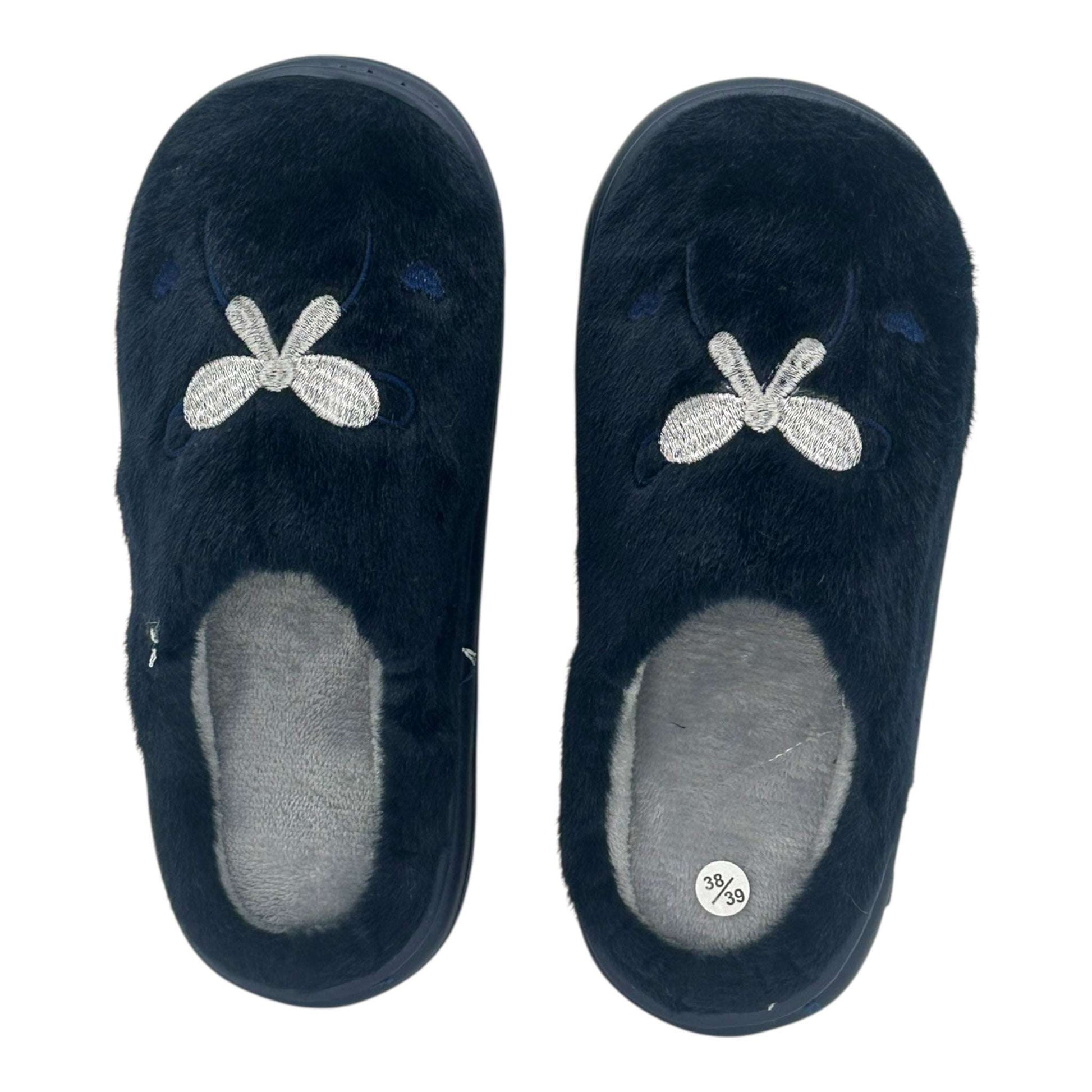 Angel Shopping Γυναικείες Παντόφλες Σπιτιού Μπλε