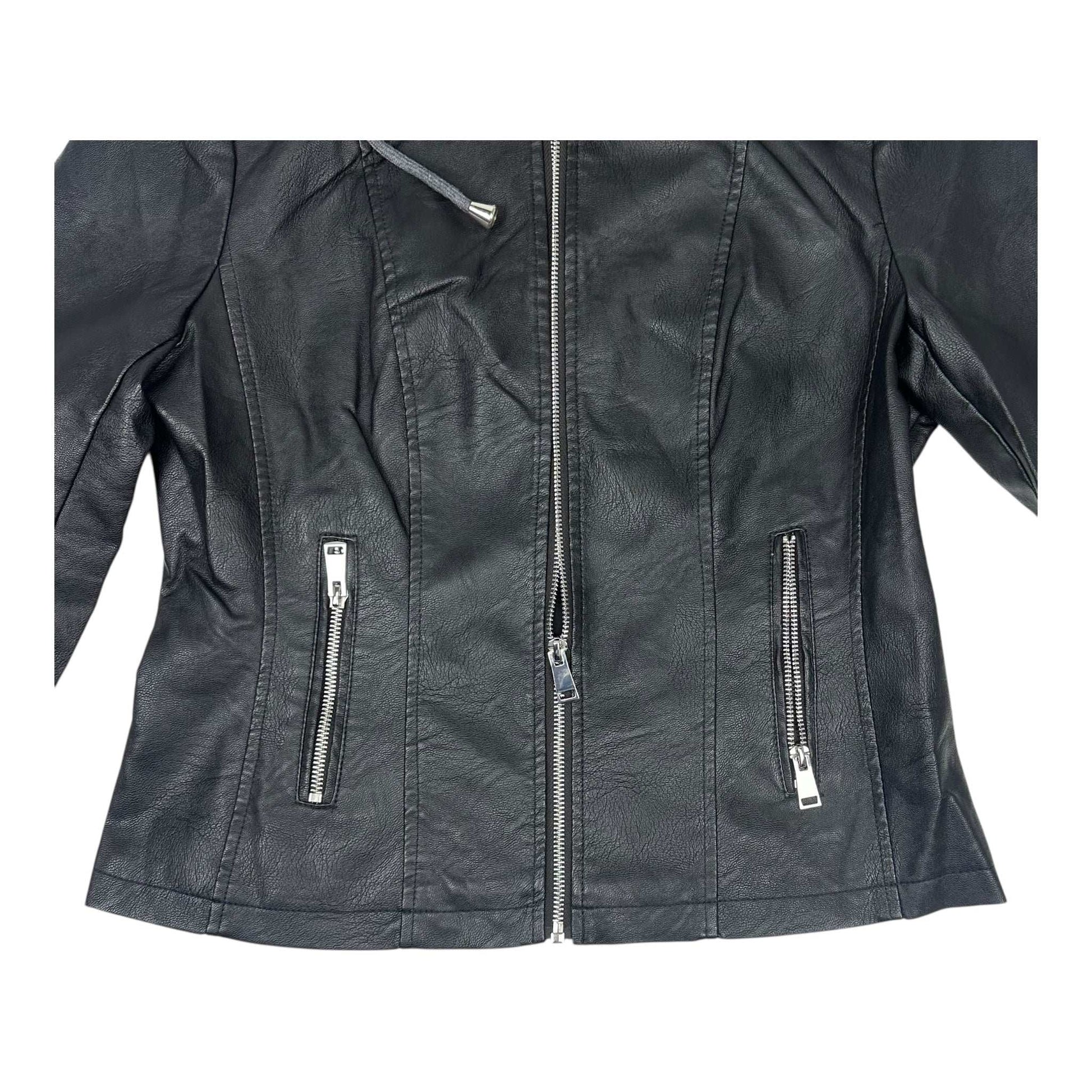 Angel Shopping Γυναικείο Biker Jacket Μαύρο