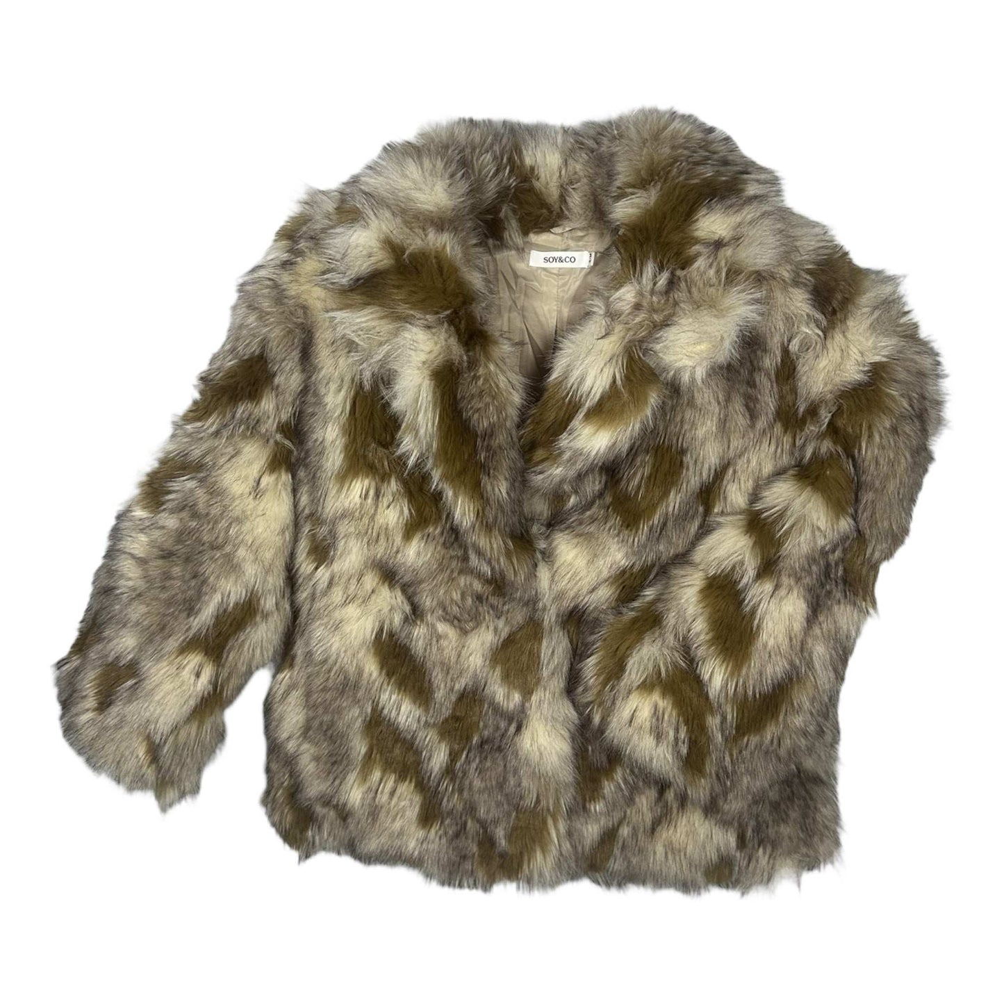 Angel Shopping Κοντή Γυναικεία Γούνα Καφέ