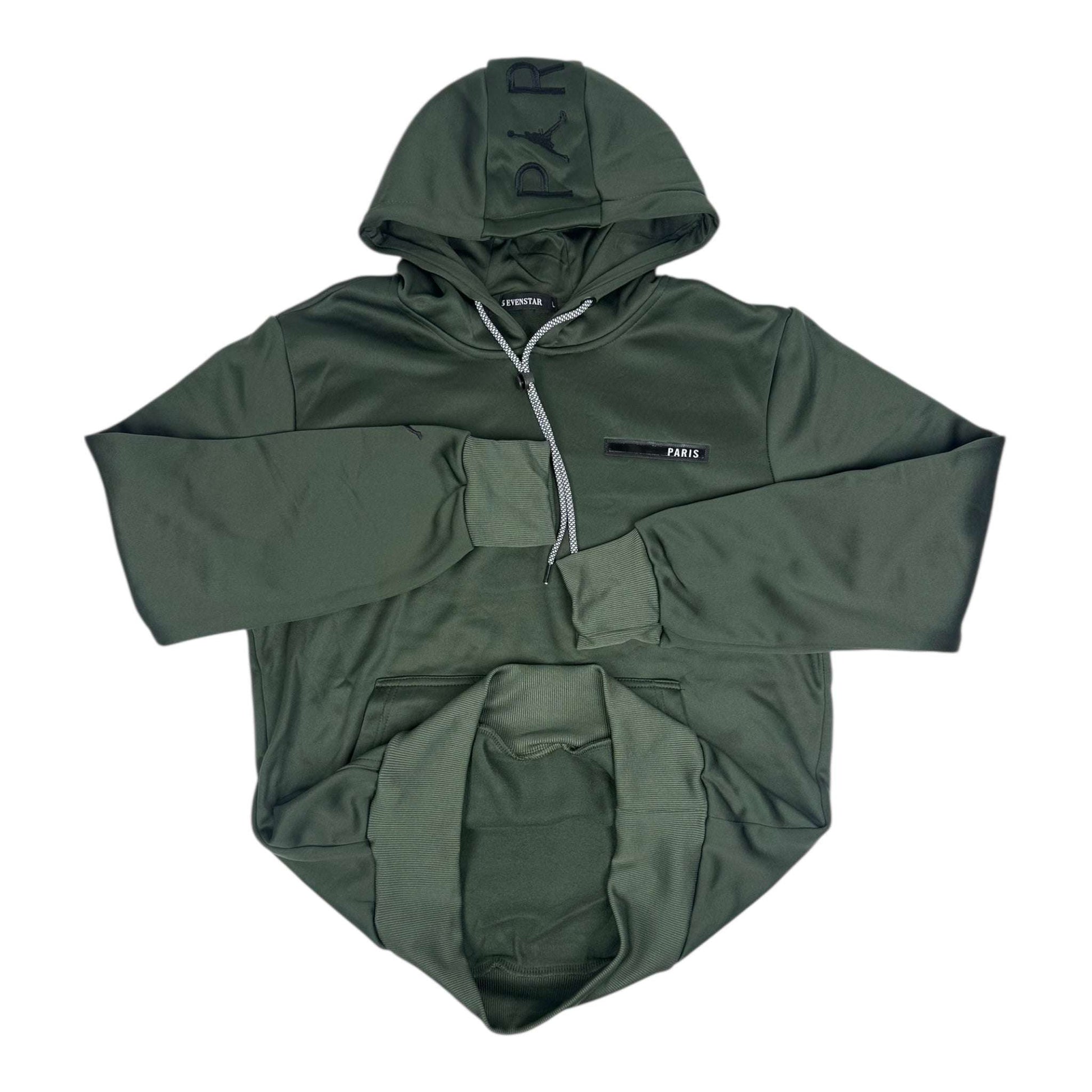 Angel Shopping Φούτερ με Κουκούλα Πράσινο