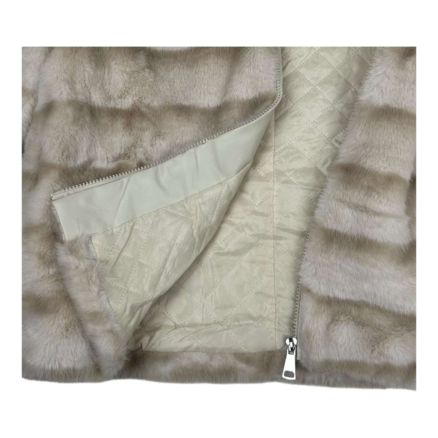 Angel Shopping Γυναικείο Μπουφάν για Χειμώνα Μπεζ