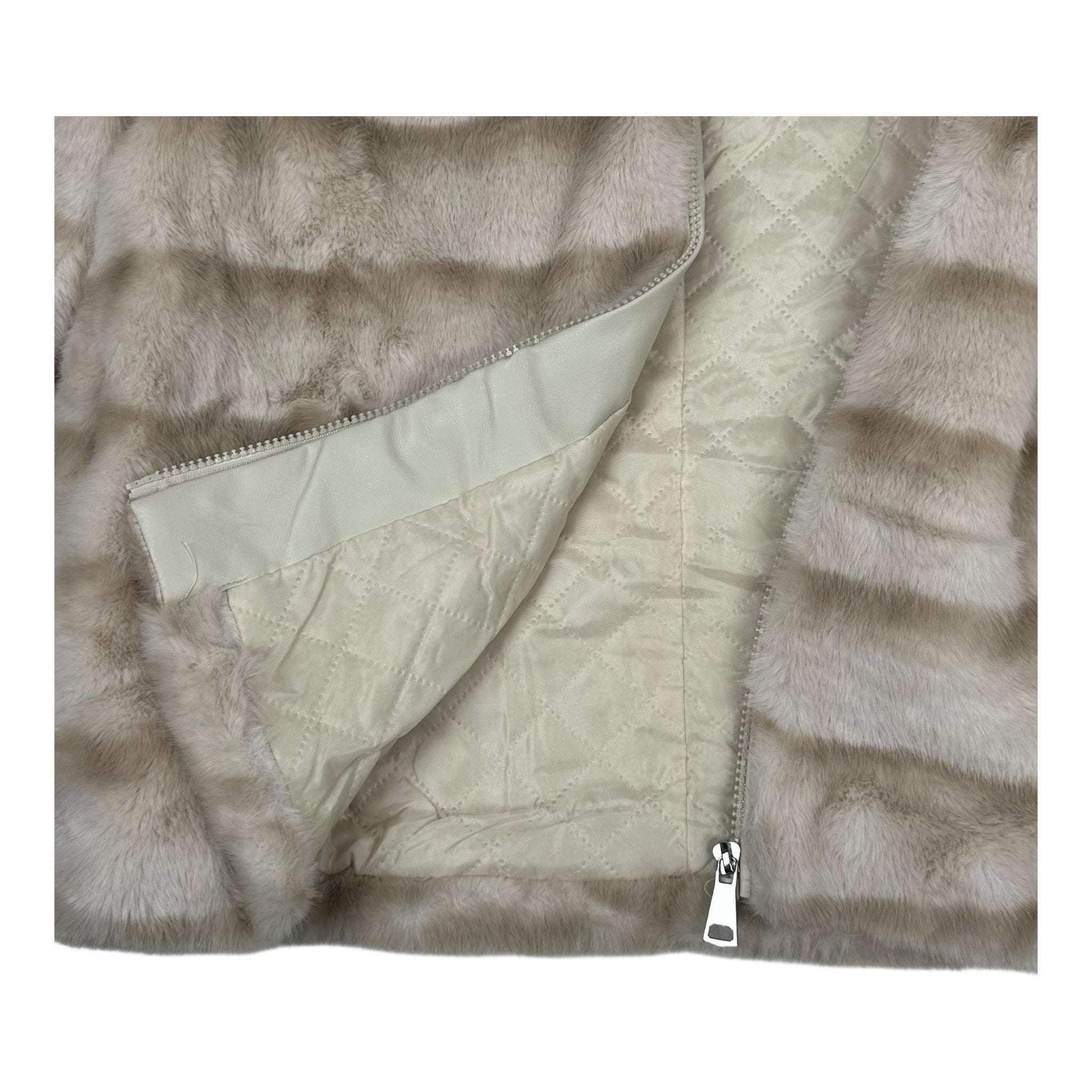 Angel Shopping Γυναικείο Μπουφάν για Χειμώνα Μπεζ