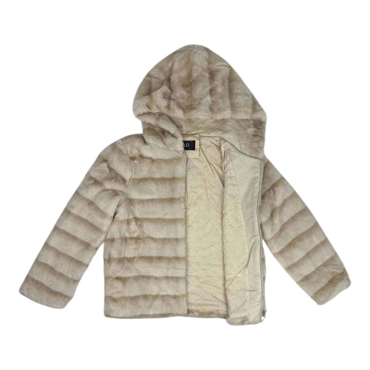 Angel Shopping Γυναικείο Μπουφάν για Χειμώνα Μπεζ