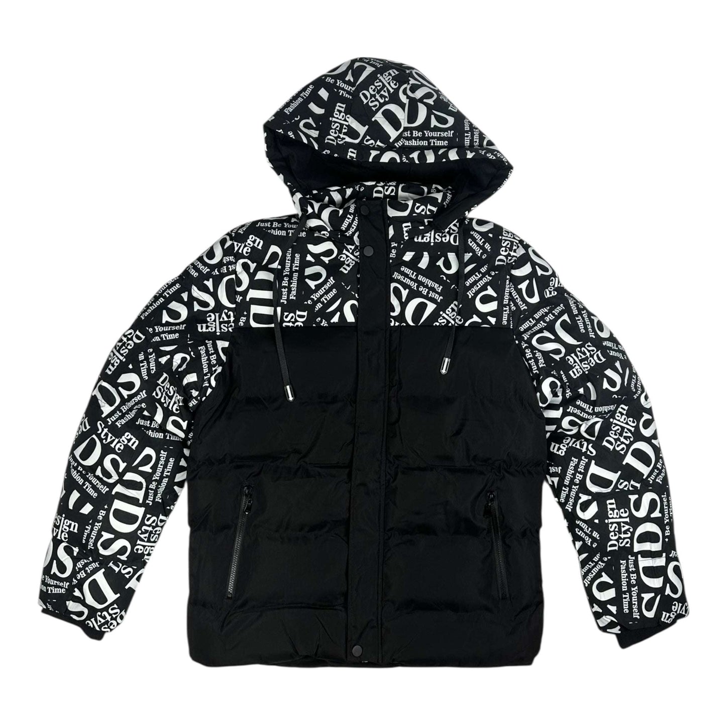 Angel Shopping Μπουφάν Puffer Μαύρο