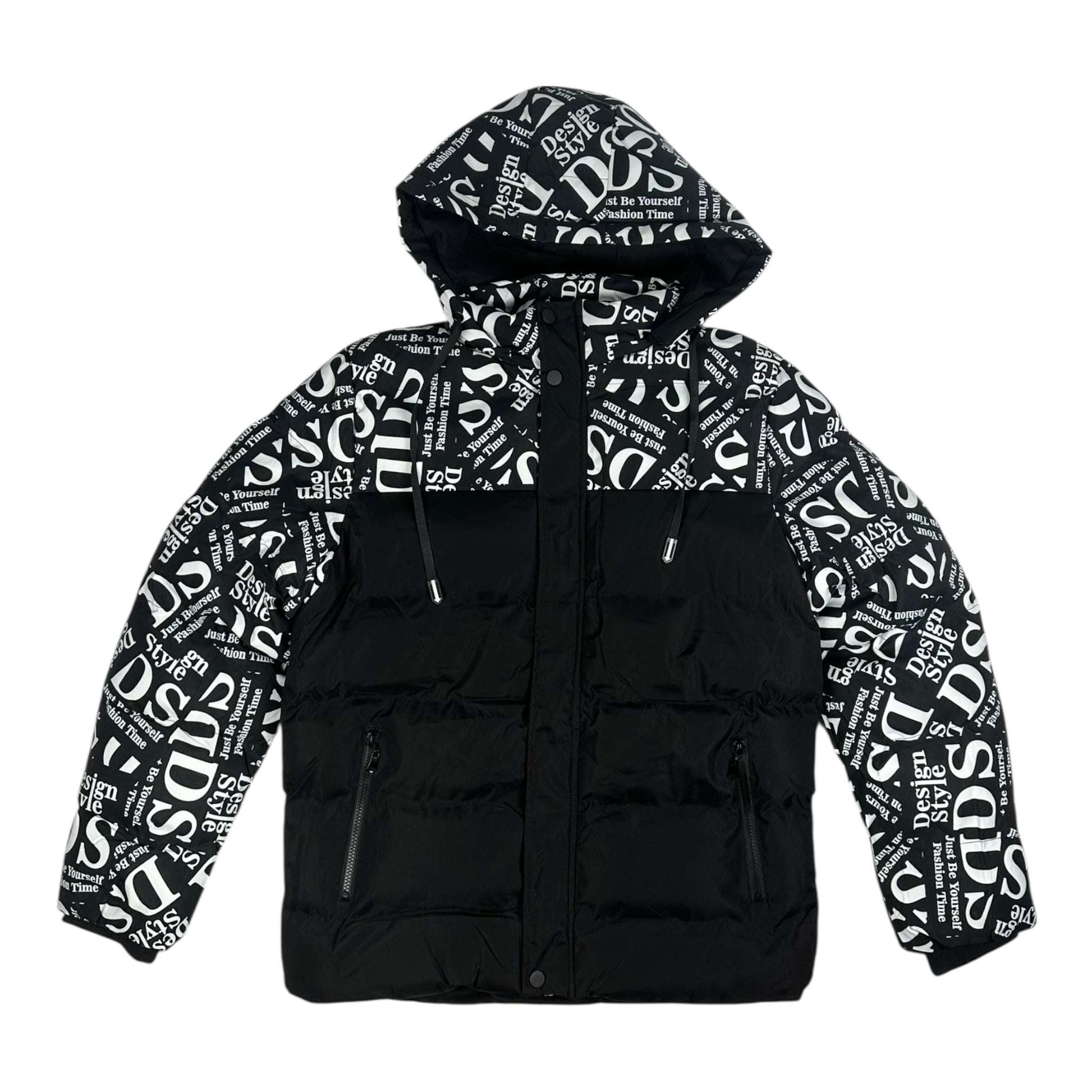 Angel Shopping Μπουφάν Puffer Μαύρο