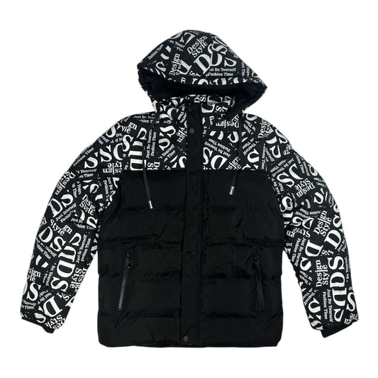 Angel Shopping Μπουφάν Puffer Μαύρο