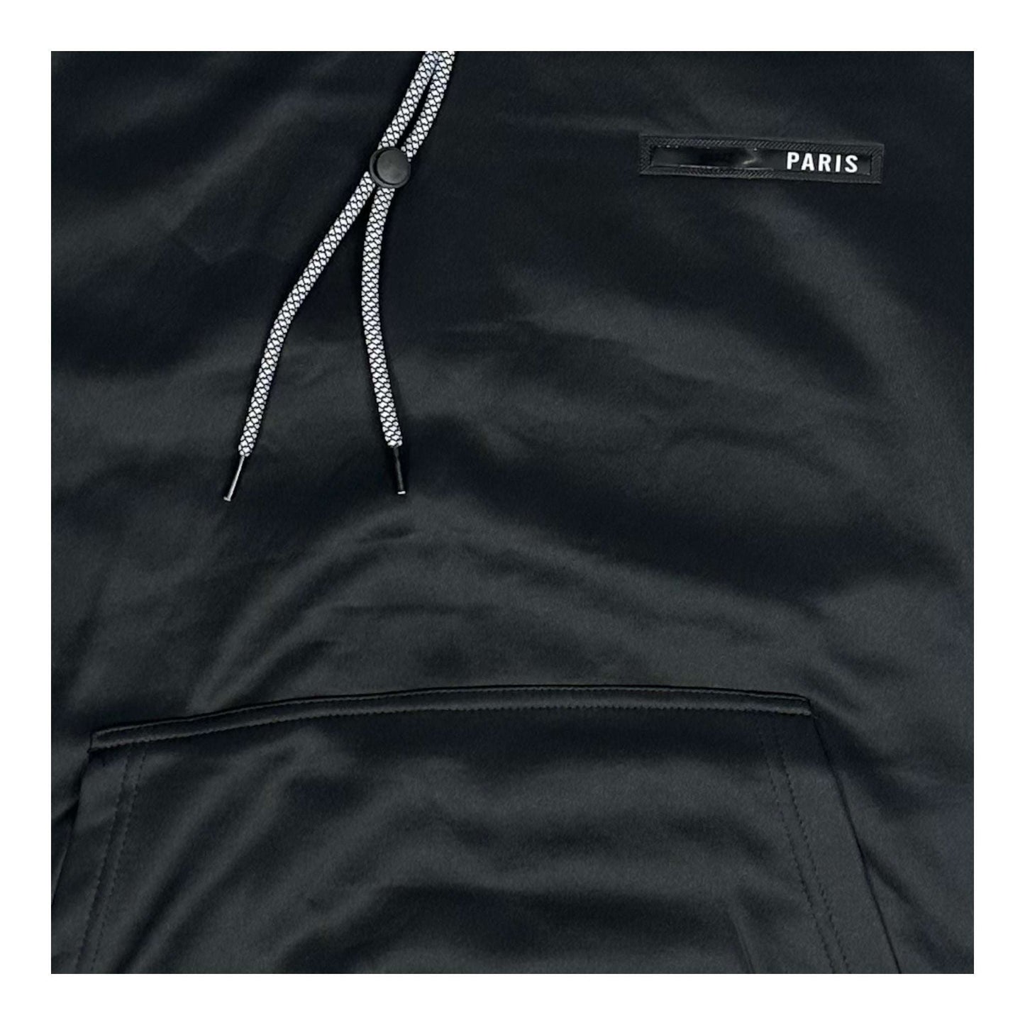 Angel Shopping Φούτερ με Κουκούλα Μαύρο