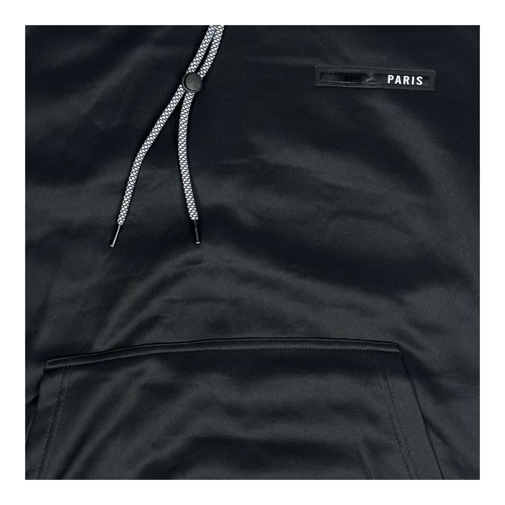 Angel Shopping Φούτερ με Κουκούλα Μαύρο