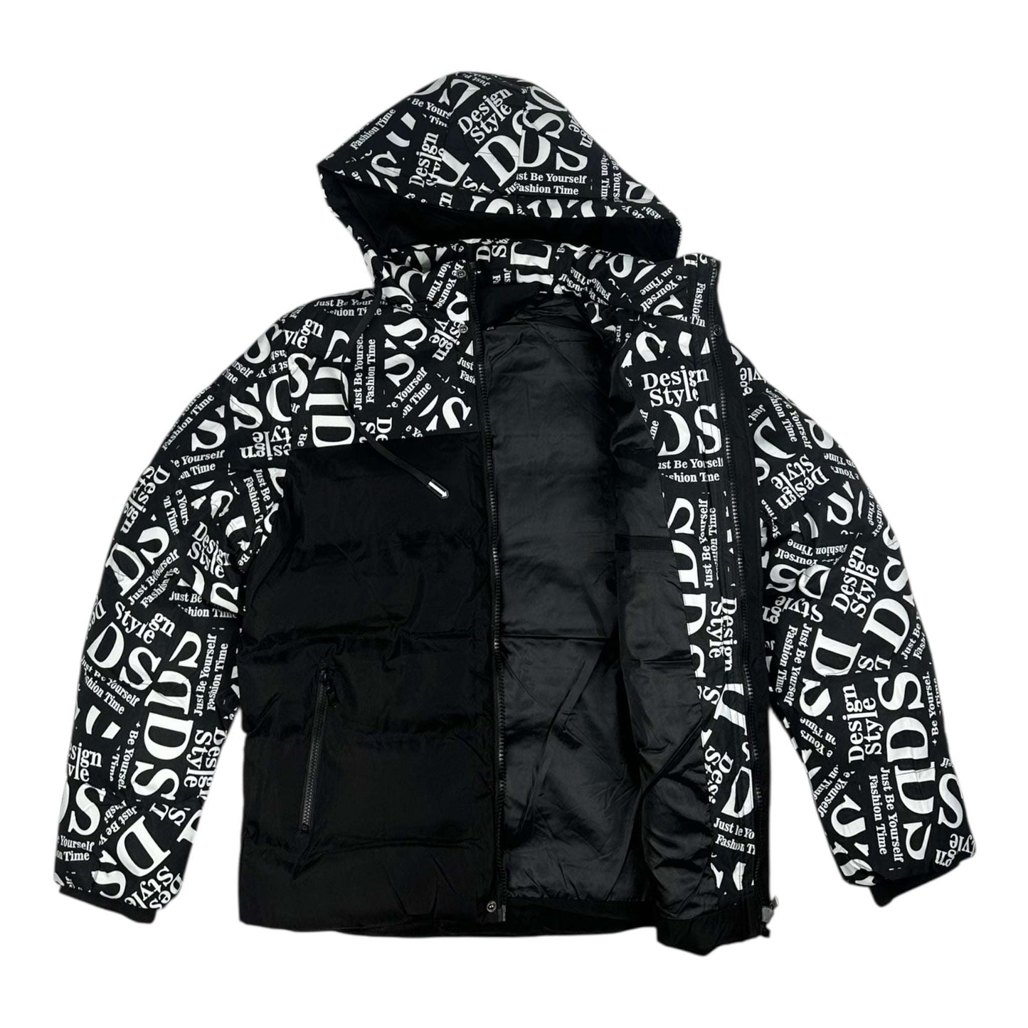 Angel Shopping Μπουφάν Puffer Μαύρο