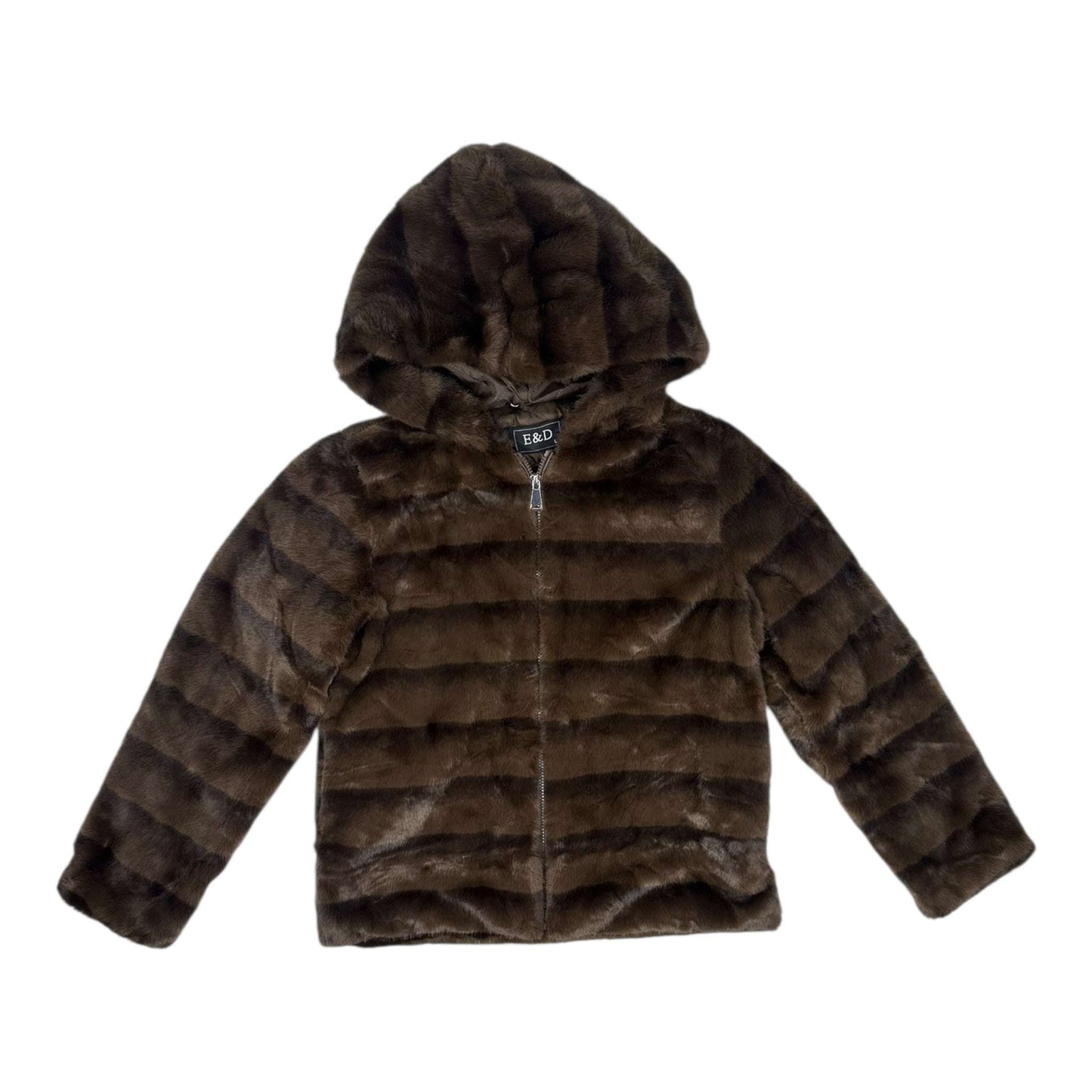 Angel Shopping Γυναικείο Μπουφάν για Χειμώνα Καφέ