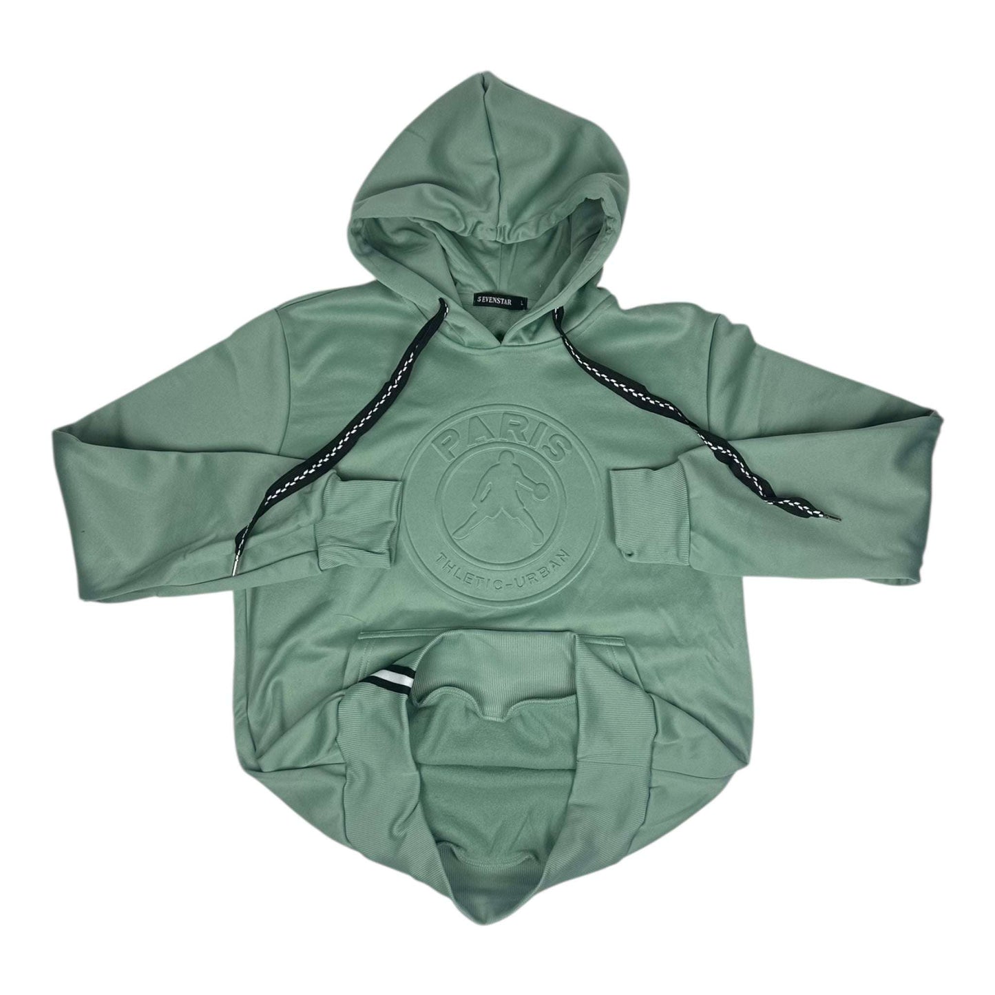 Angel Shopping Φούτερ με Κουκούλα Πράσινο