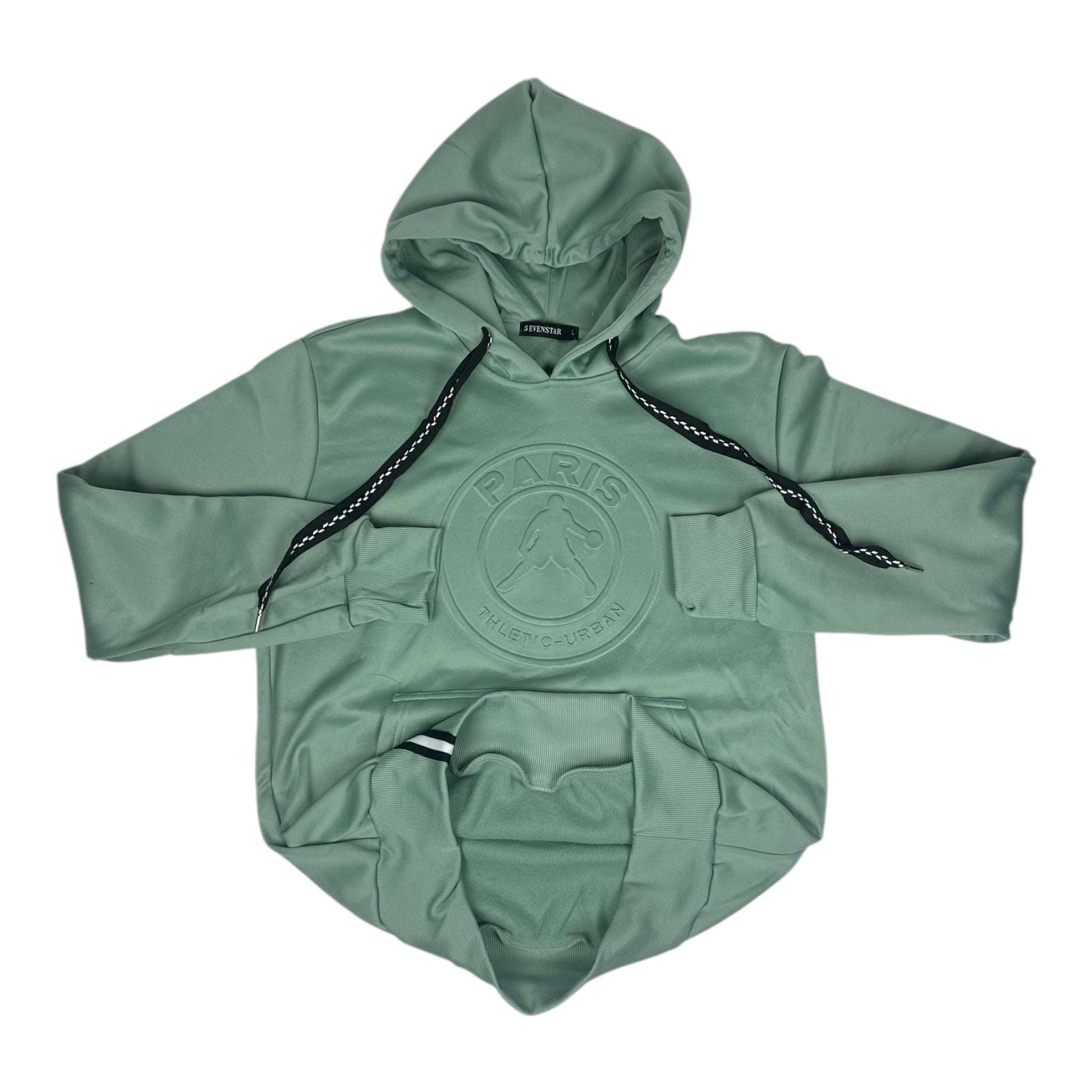 Angel Shopping Φούτερ με Κουκούλα Πράσινο