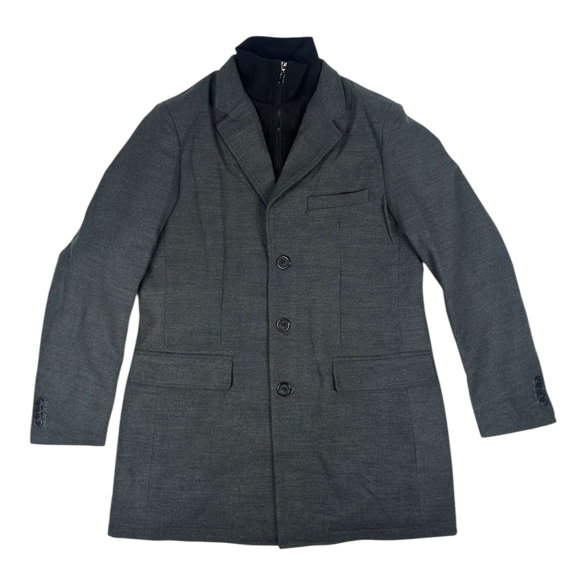 Enos Ανδρικό Παλτό Γκρί