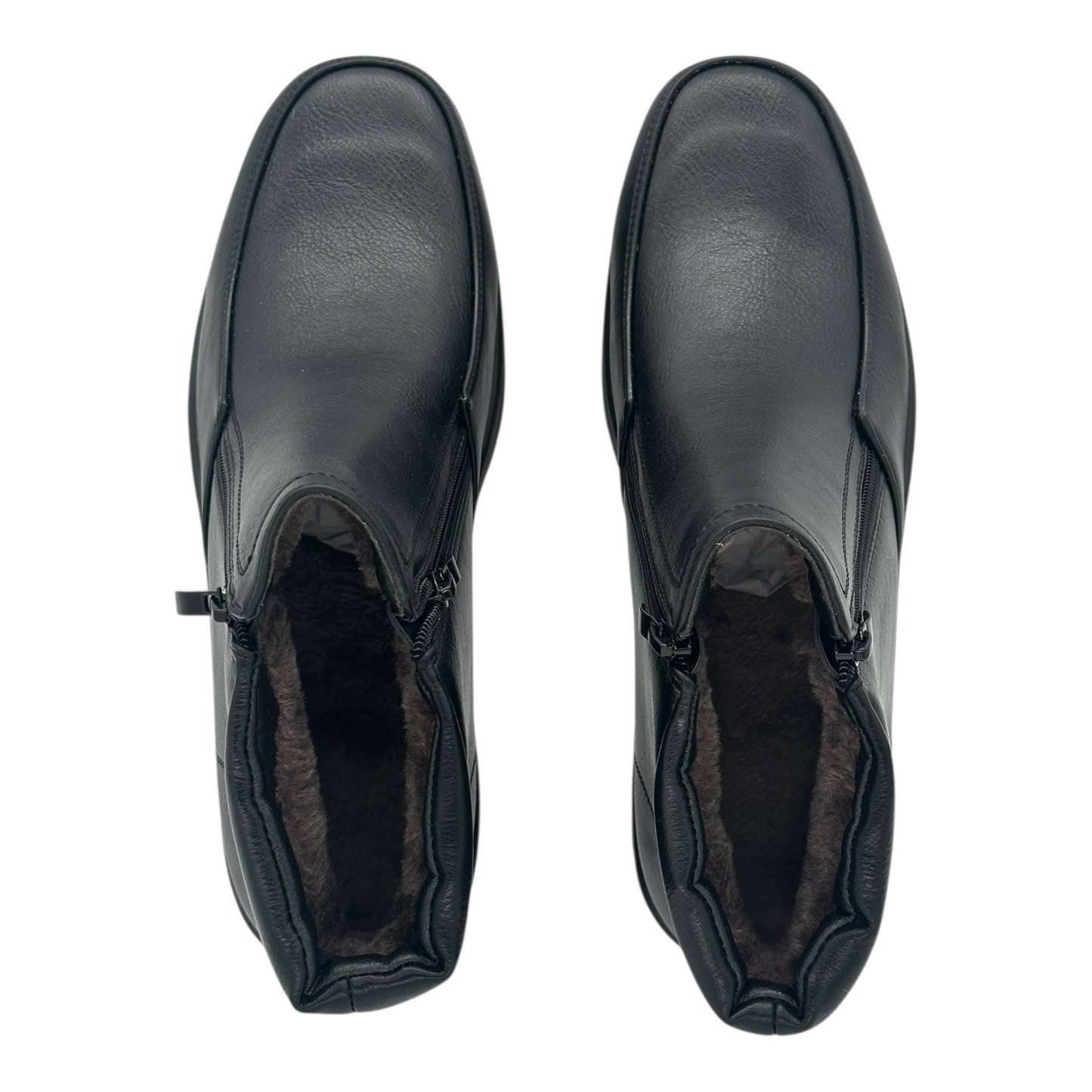 Atlanta Μαύρα Ανδρικά Μποτάκια με Φερμουάρ