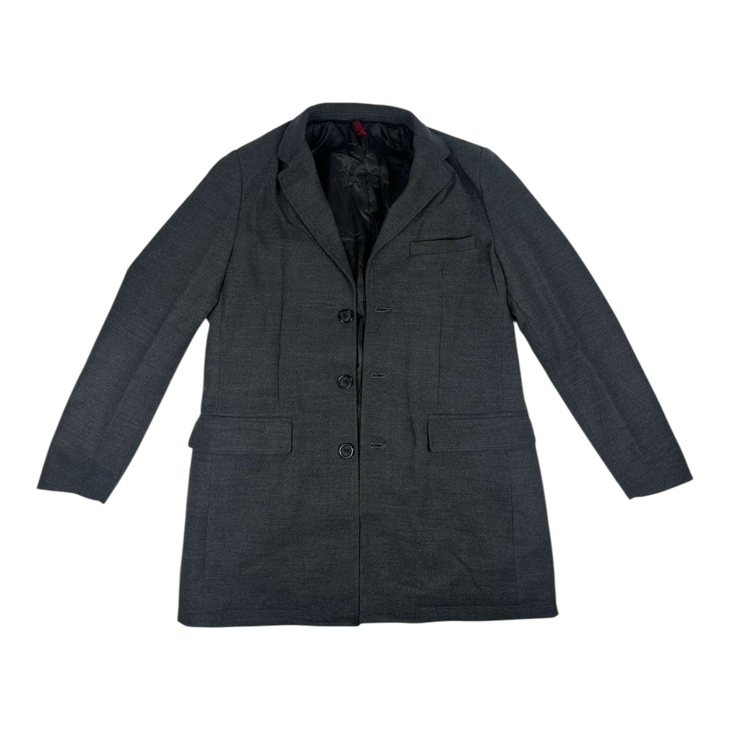 Enos Ανδρικό Παλτό Γκρί