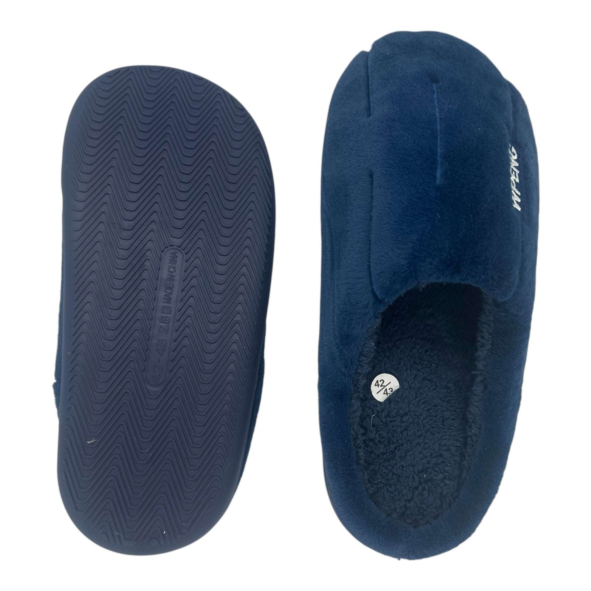 Angel Shopping Χειμερινές Ανδρικές Παντόφλες Μπλε
