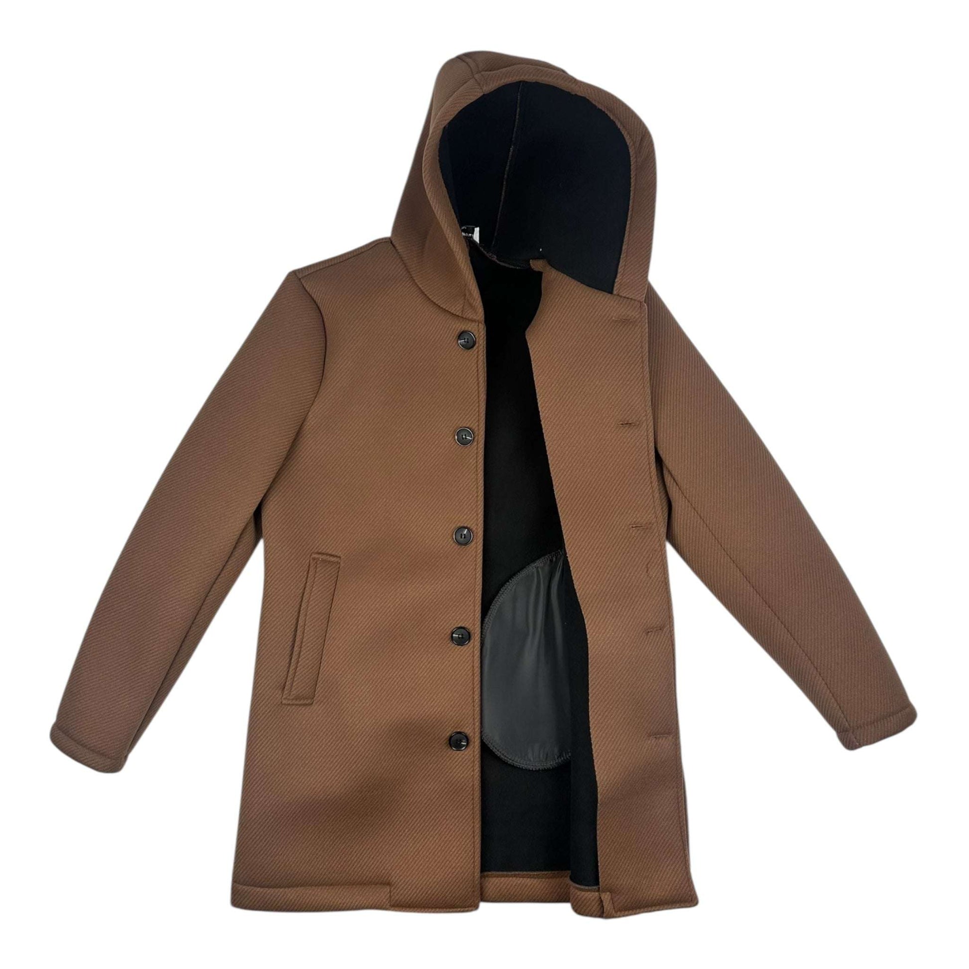 Angel Shopping Ανδρικό Παλτό Καφέ