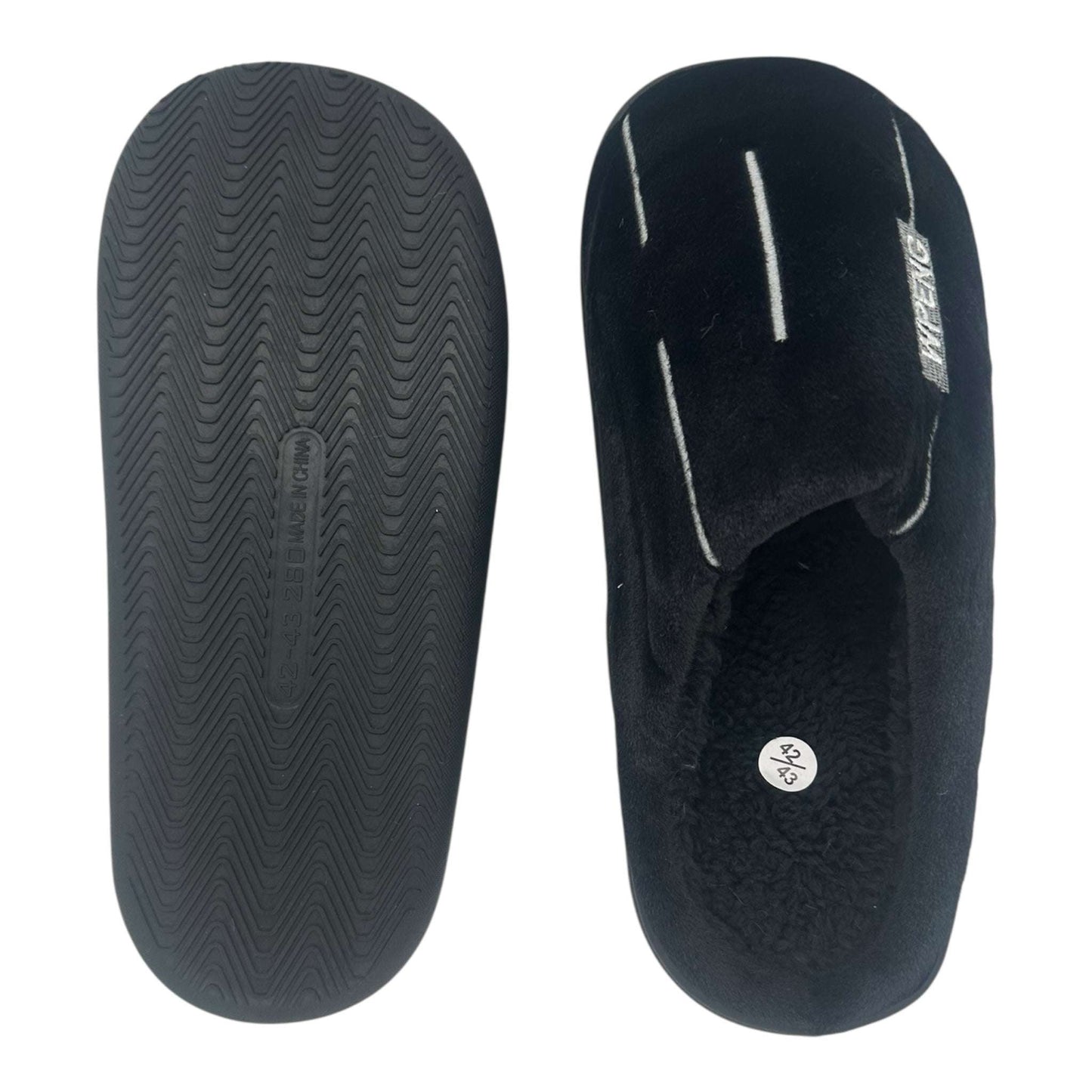 Angel Shopping Χειμερινές Ανδρικές Παντόφλες Μαύρες