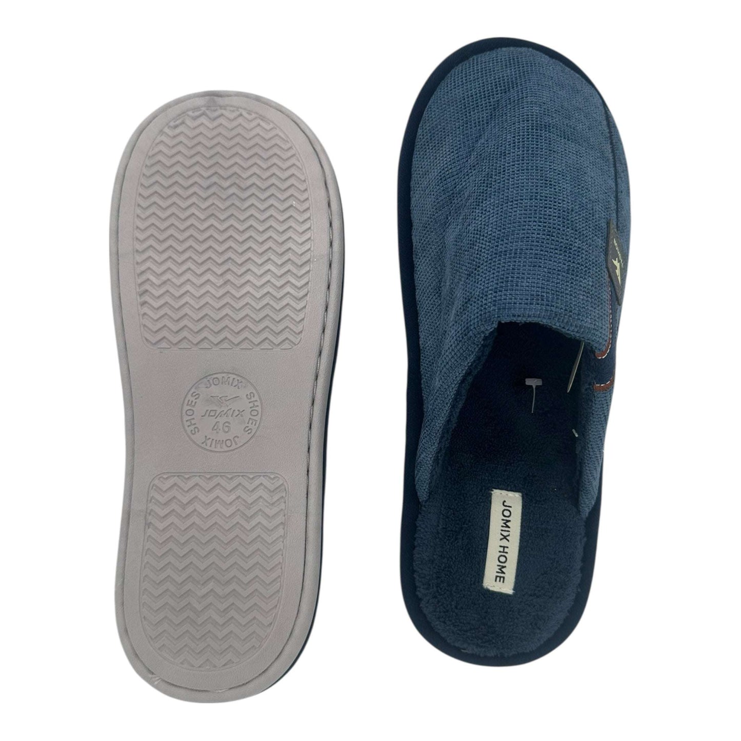 JOMIX Χειμερινές Ανδρικές Παντόφλες Μπλε