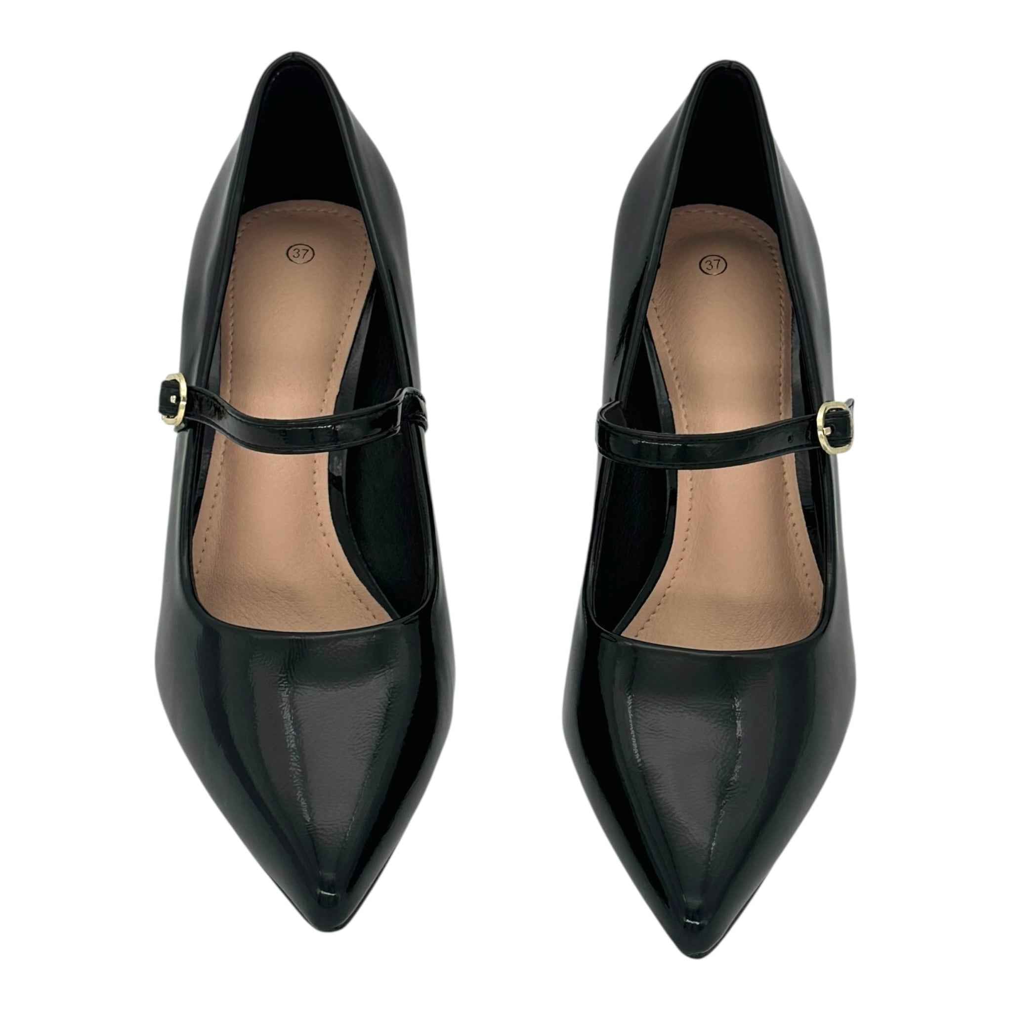 ALTA MODA Γυναικείες γόβες με λουράκι Black